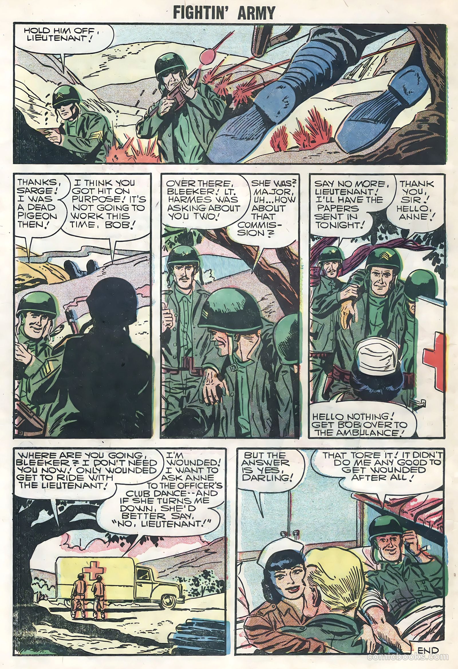 Fightin' Army #19 (1957) — page 32 of 36