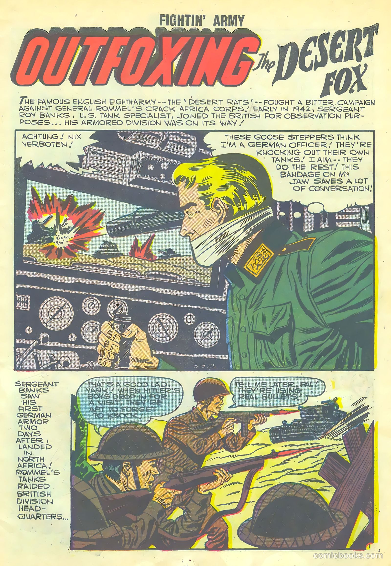 Fightin' Army #20 (1957) — page 3 of 36