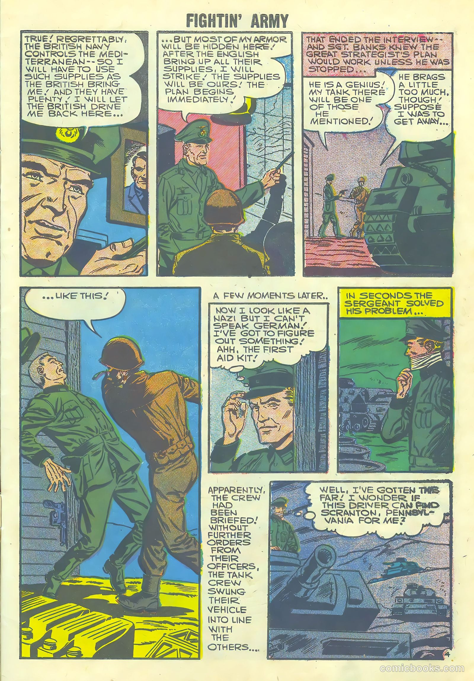 Fightin' Army #20 (1957) — page 7 of 36