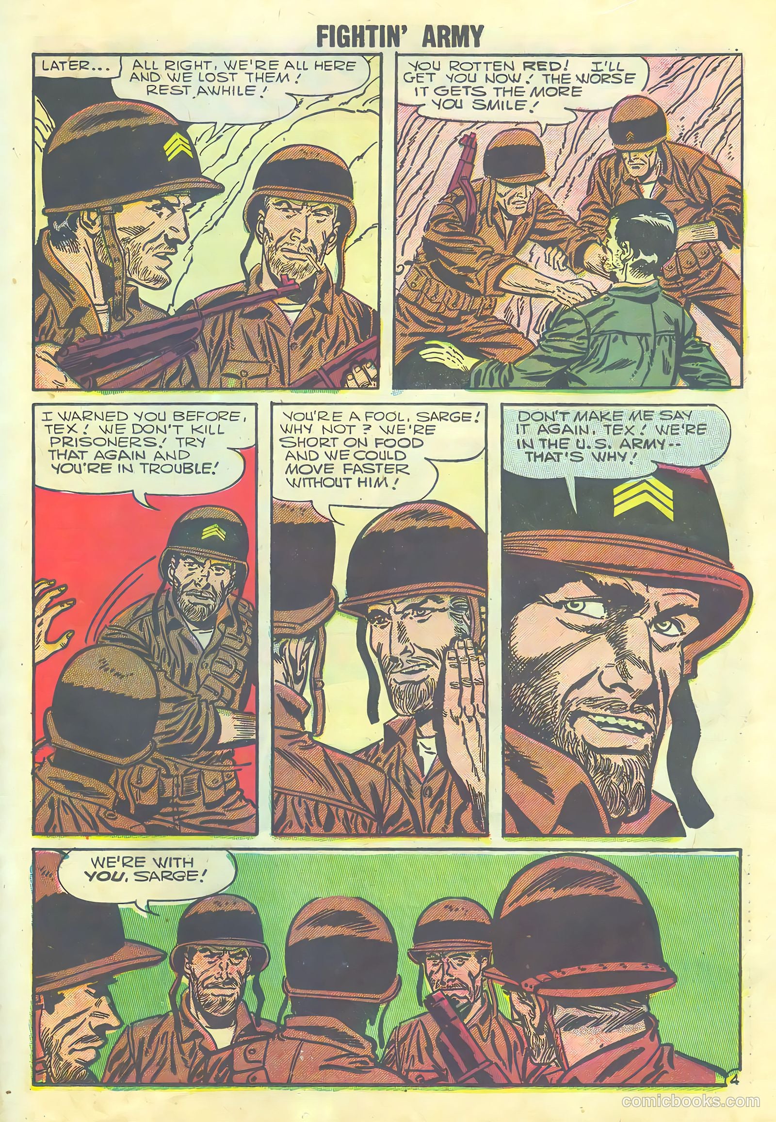 Fightin' Army #20 (1957) — page 21 of 36