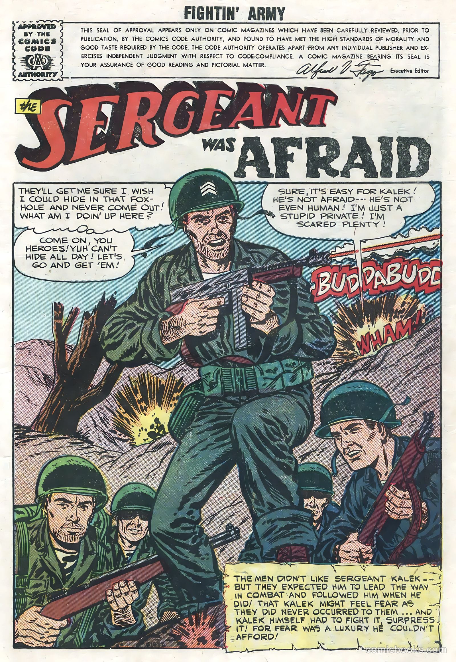 Fightin' Army #21 (1957) — page 3 of 36