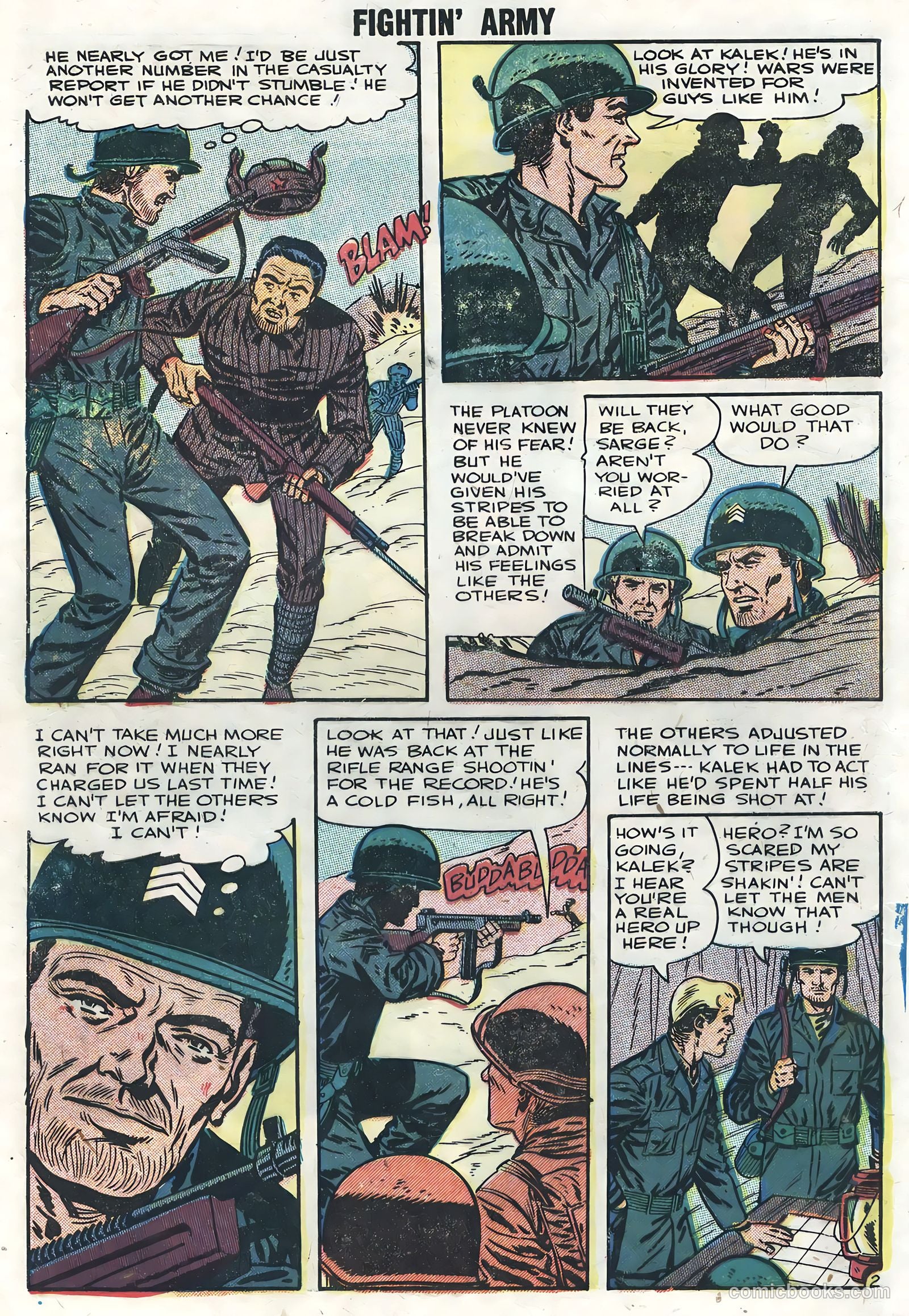 Fightin' Army #21 (1957) — page 4 of 36