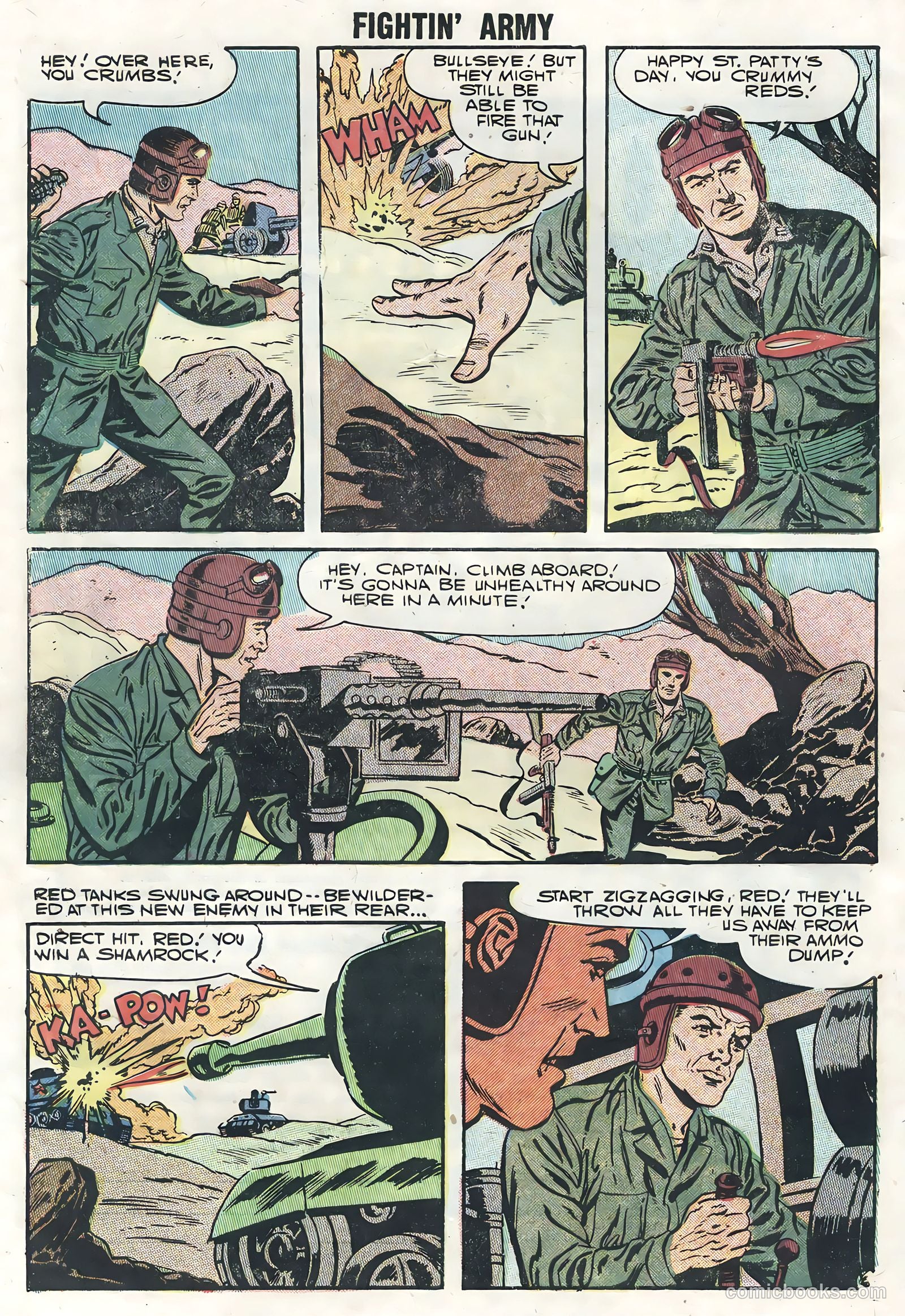 Fightin' Army #21 (1957) — page 32 of 36