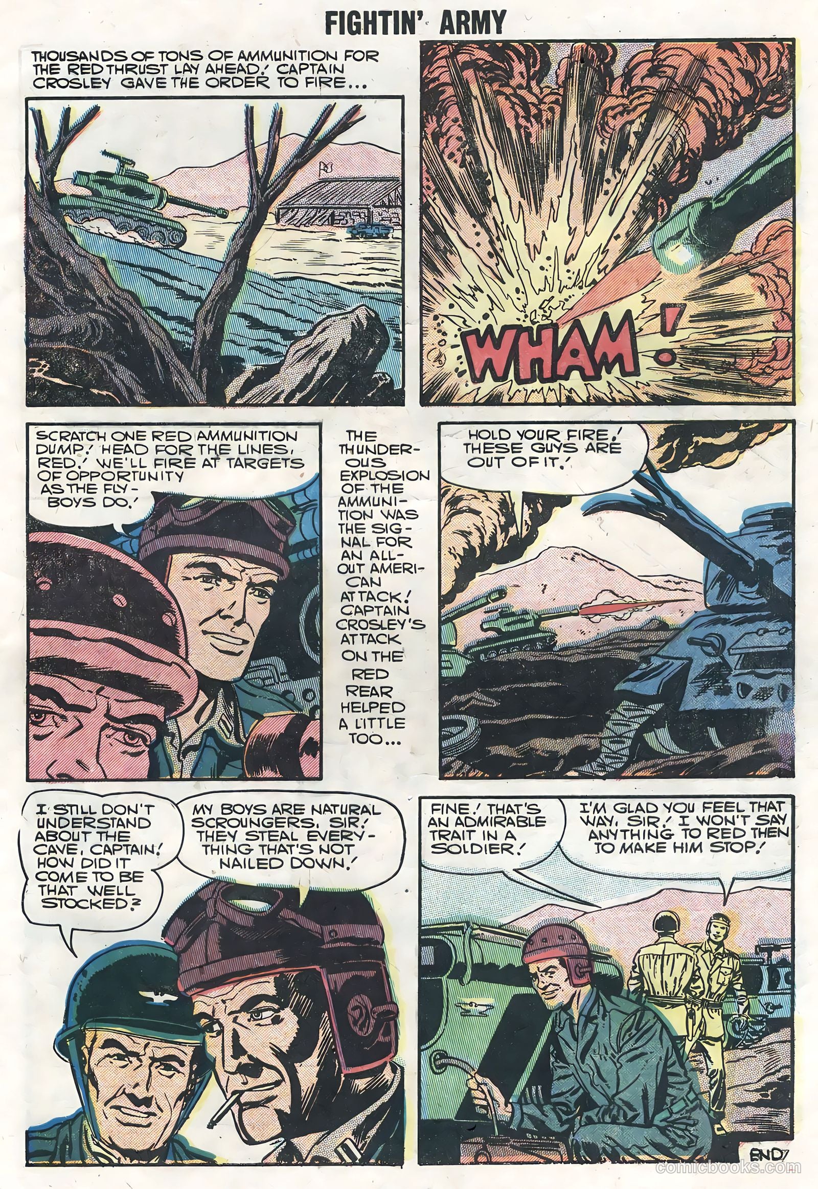 Fightin' Army #21 (1957) — page 33 of 36