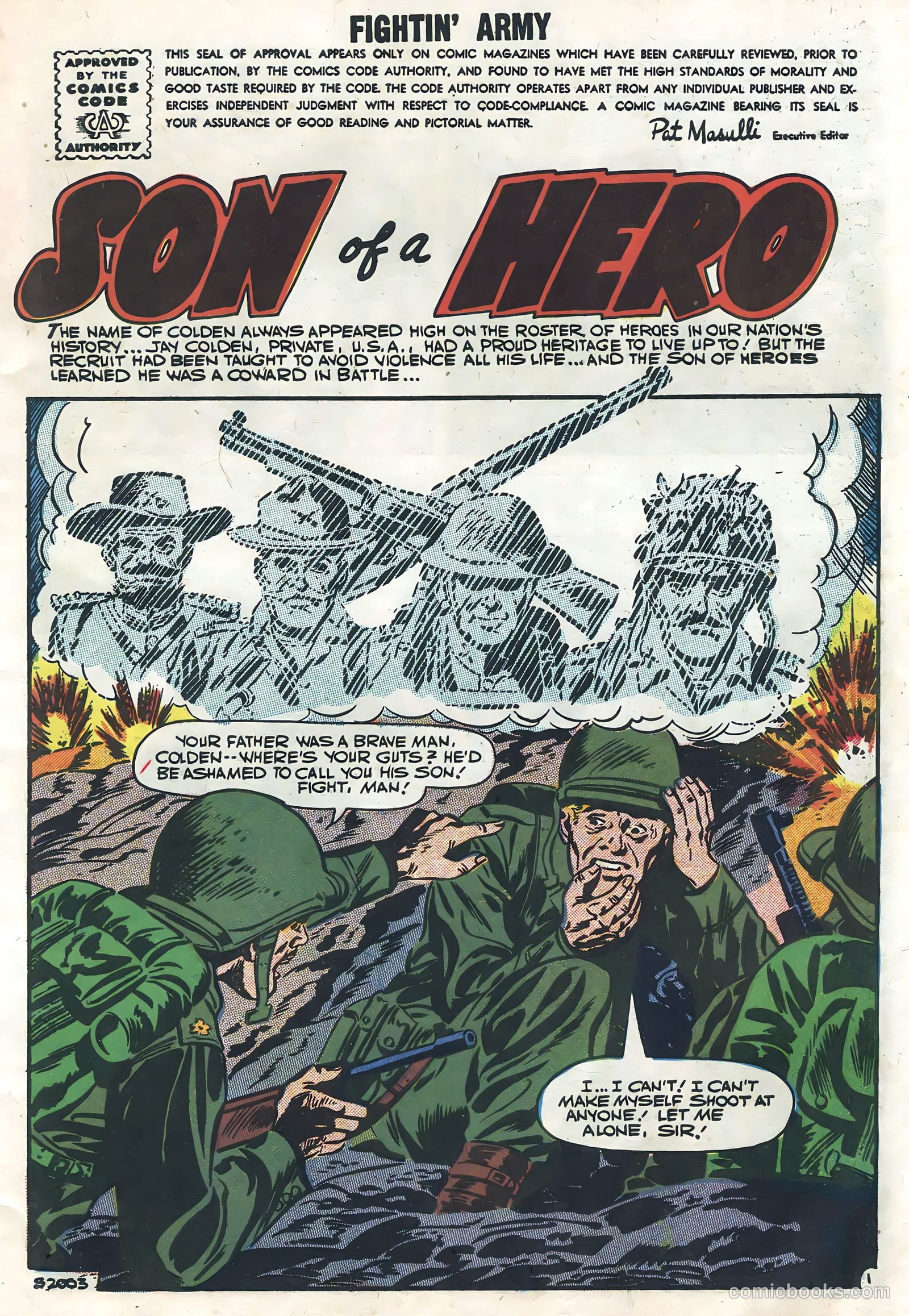 Fightin' Army #22 (1957) — page 3 of 36