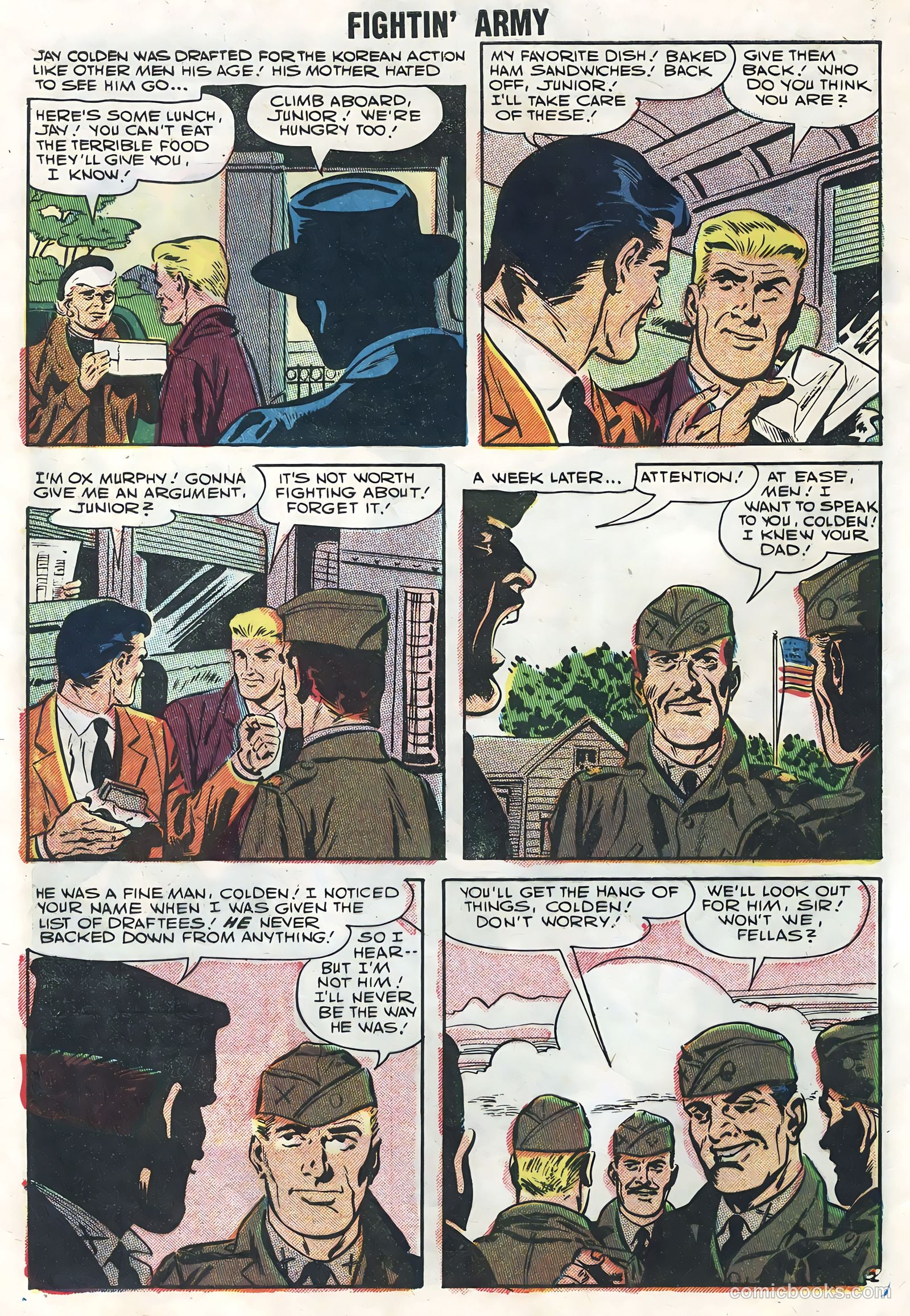 Fightin' Army #22 (1957) — page 4 of 36