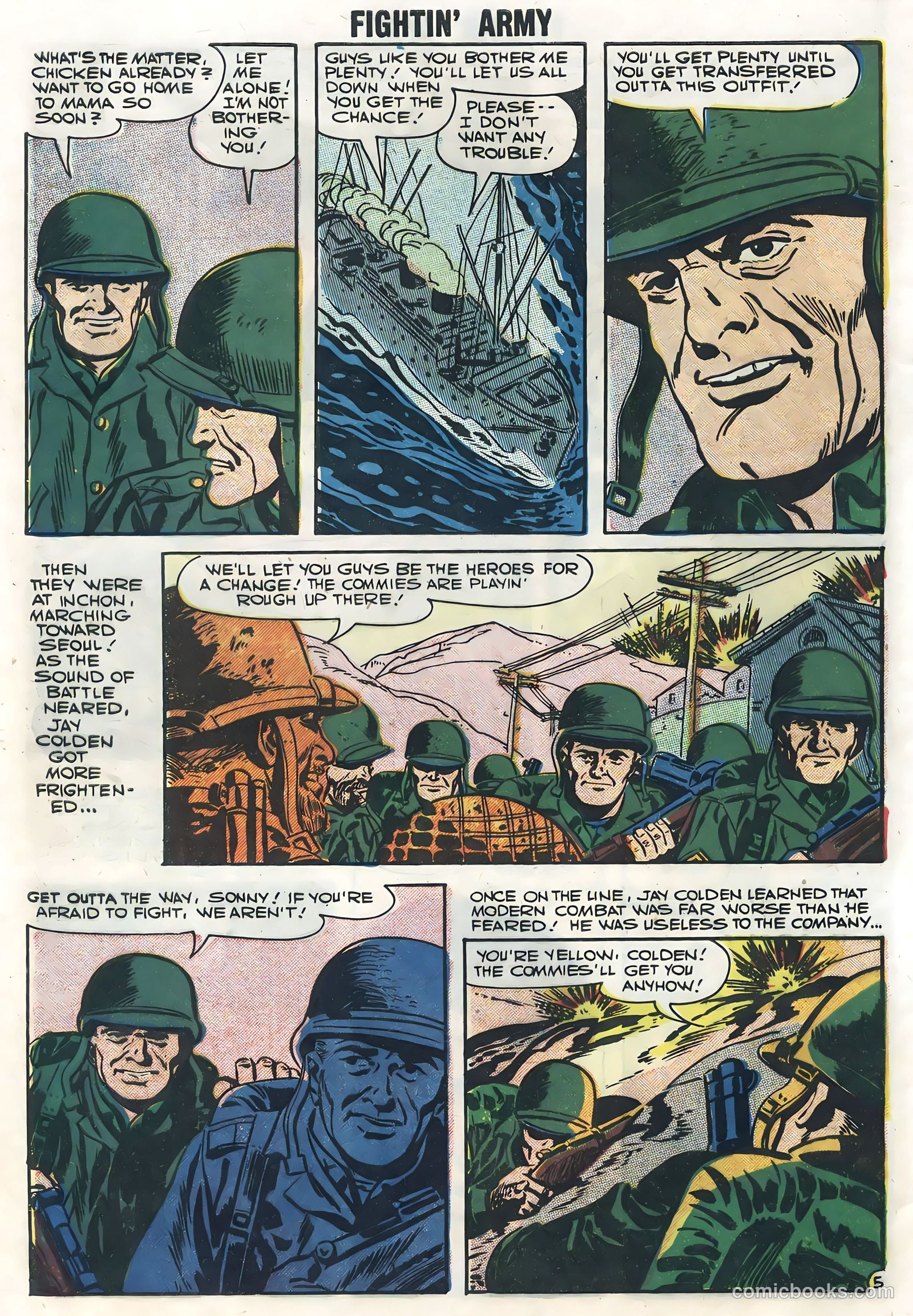 Fightin' Army #22 (1957) — page 8 of 36
