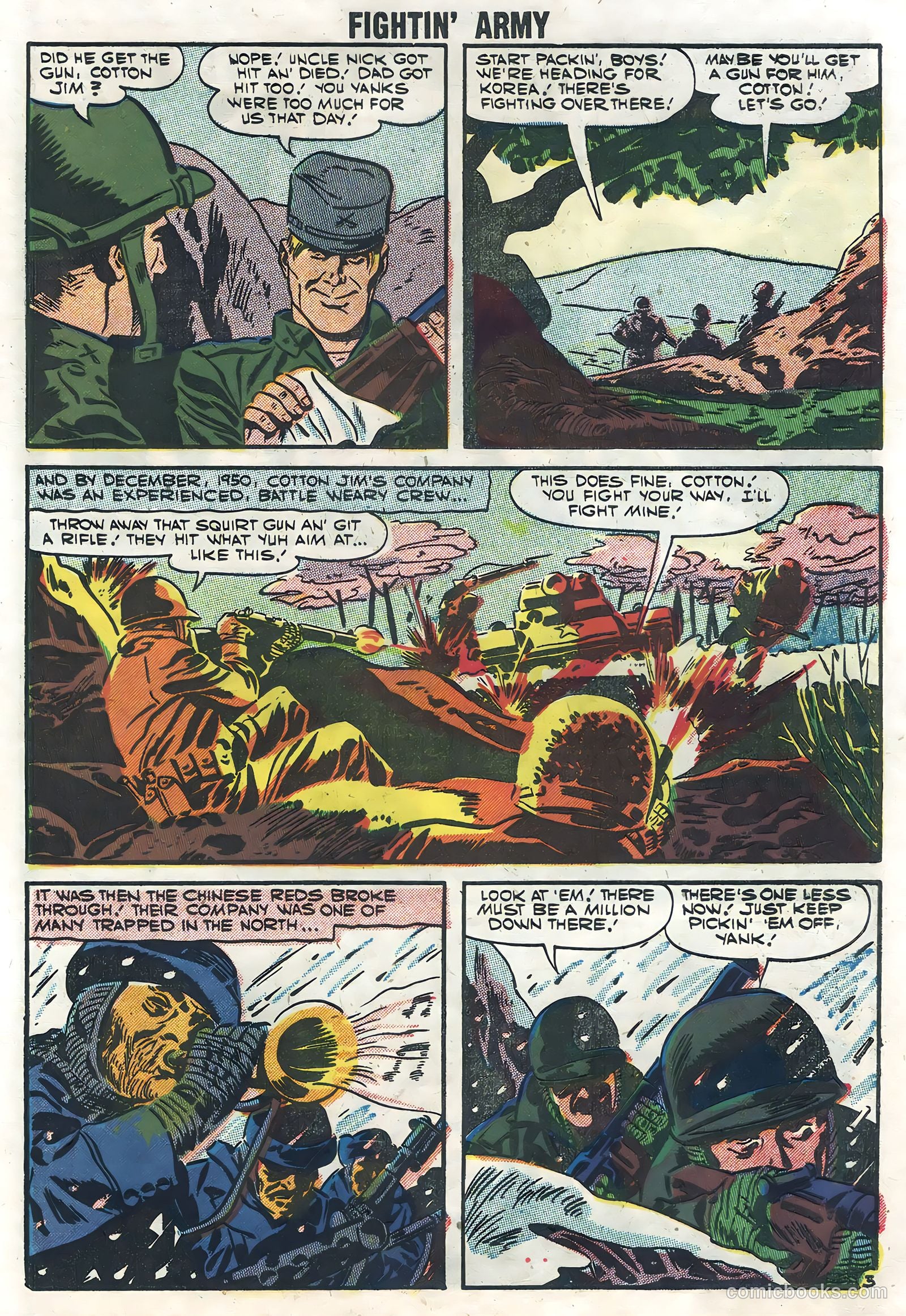 Fightin' Army #22 (1957) — page 23 of 36