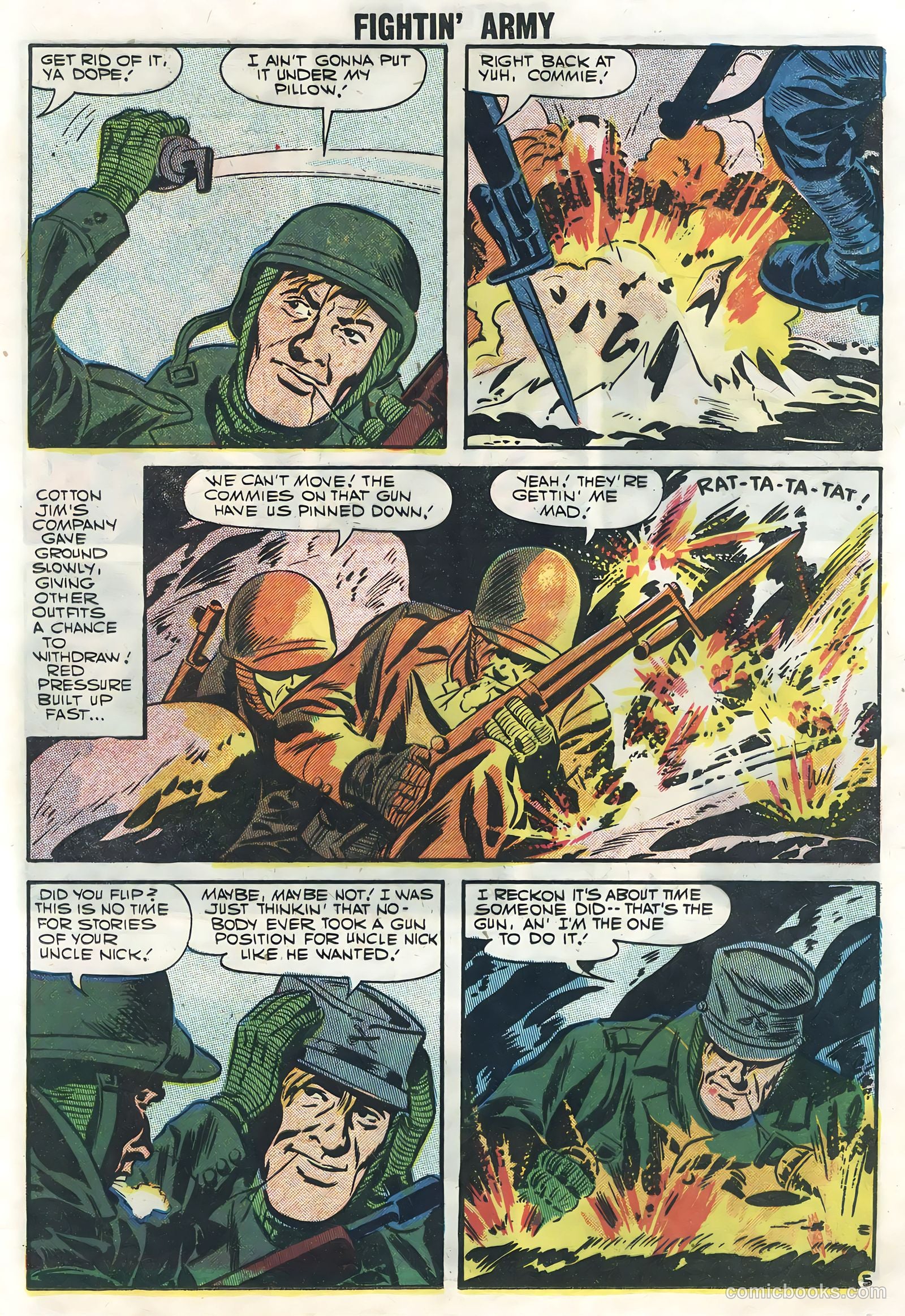 Fightin' Army #22 (1957) — page 25 of 36