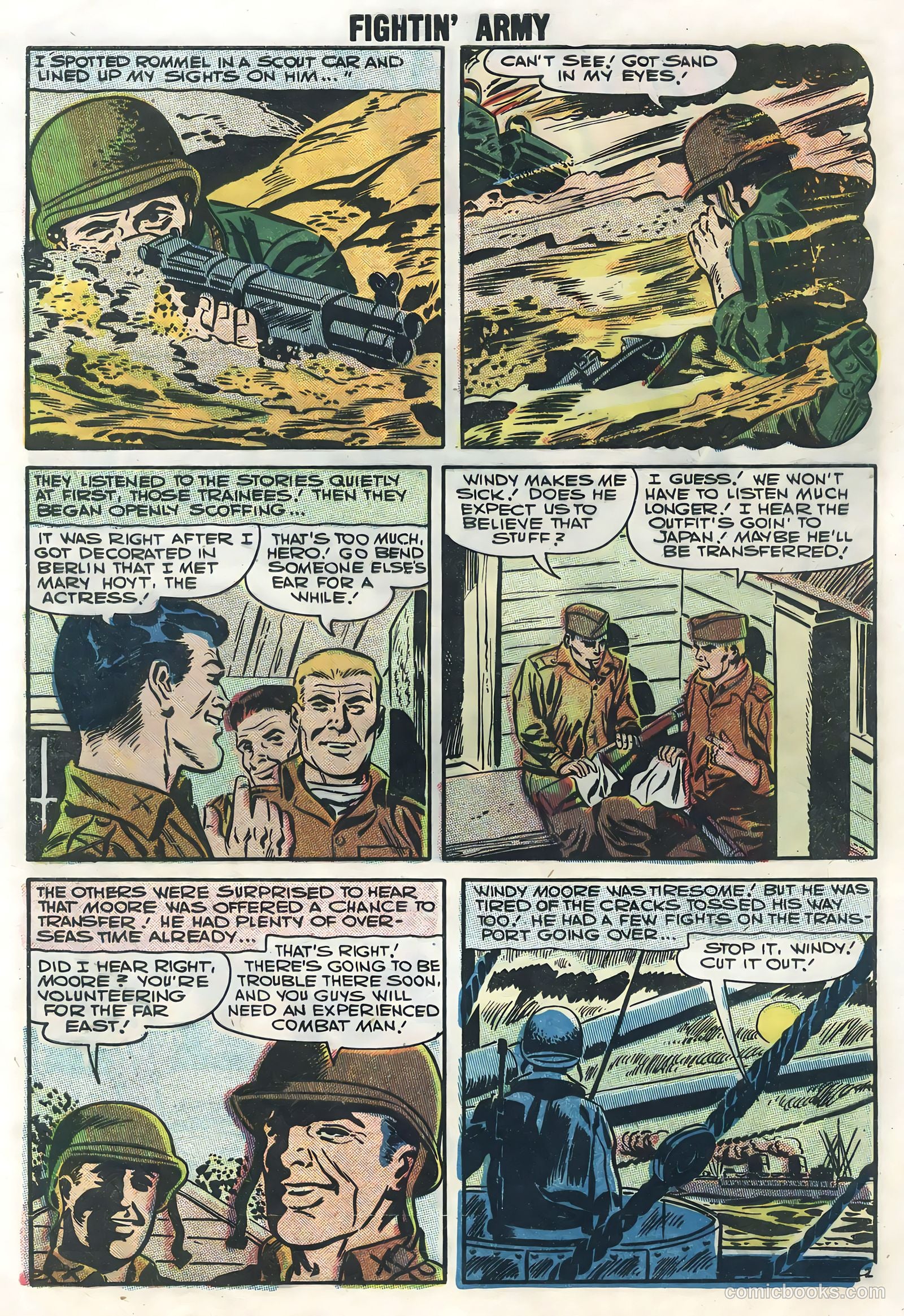 Fightin' Army #22 (1957) — page 28 of 36