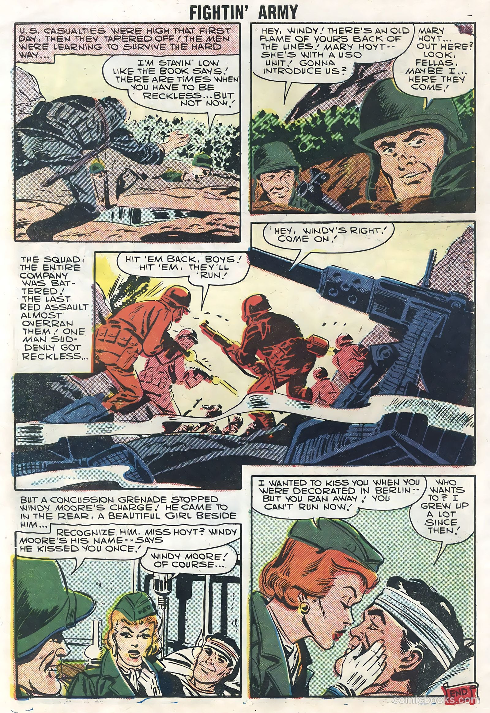 Fightin' Army #22 (1957) — page 32 of 36