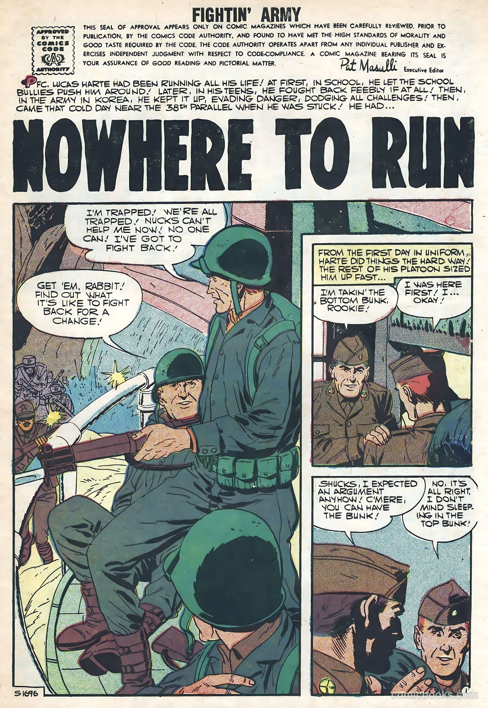 Fightin' Army #23 (1957) — page 3 of 36