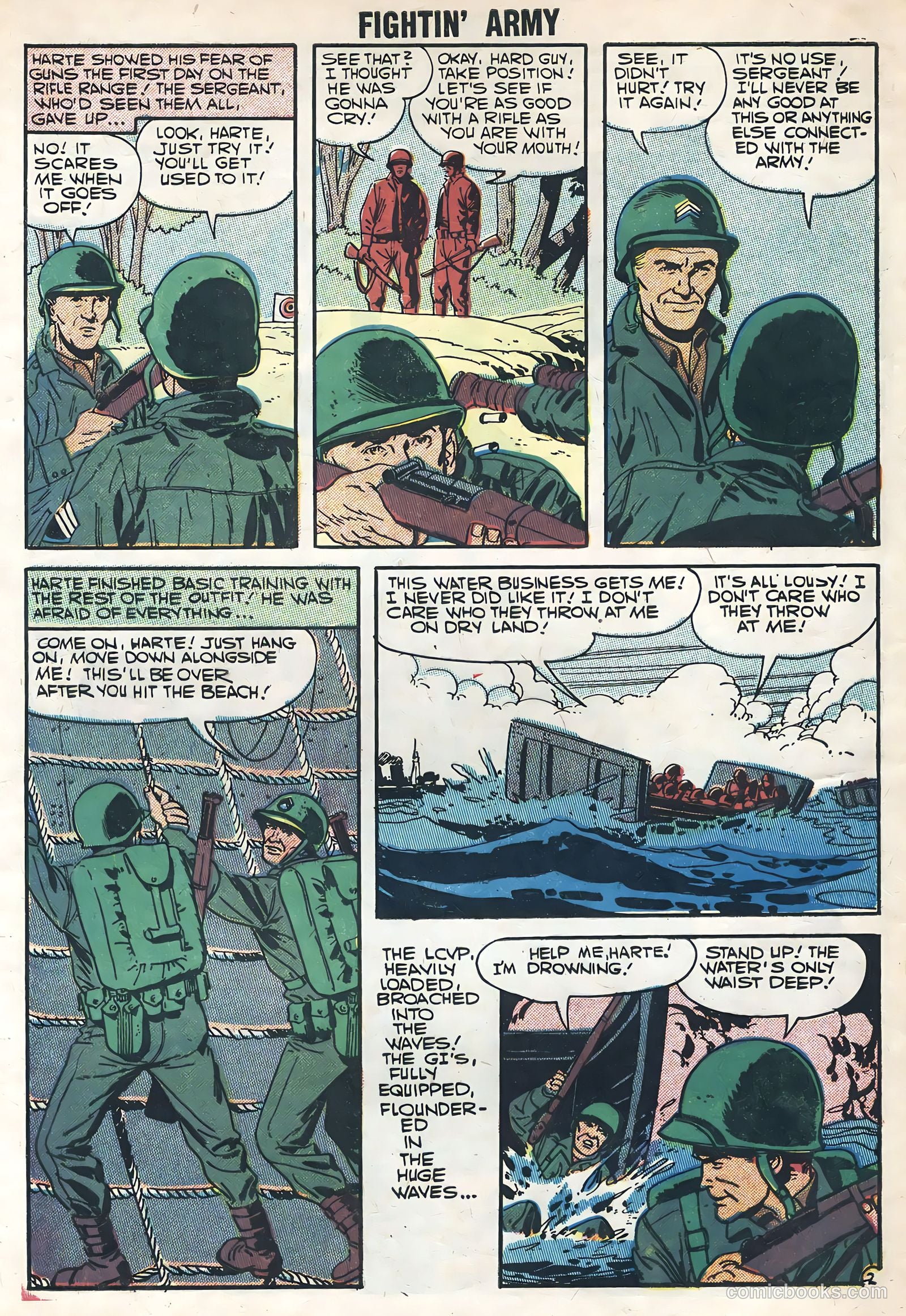 Fightin' Army #23 (1957) — page 4 of 36