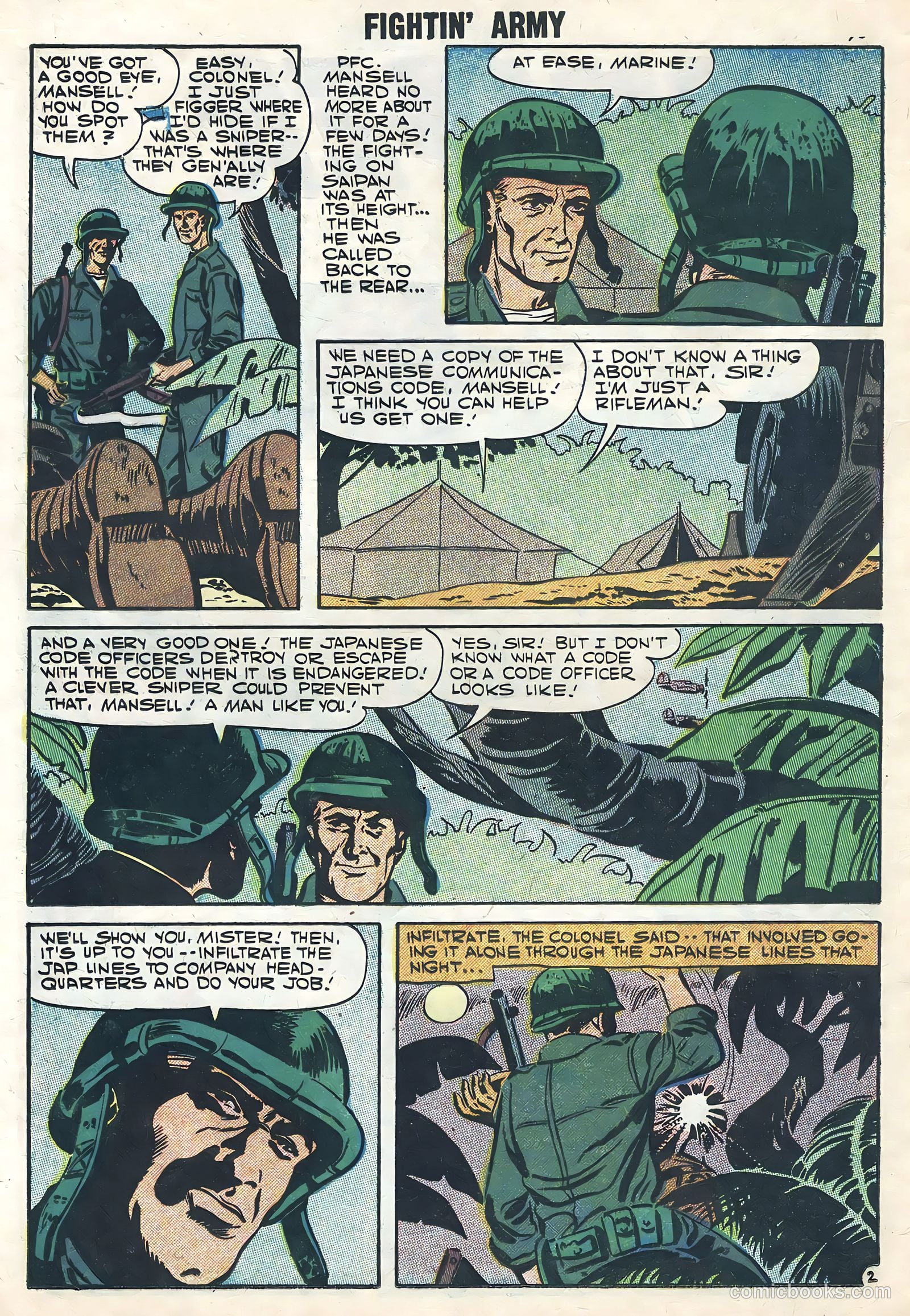 Fightin' Army #23 (1957) — page 12 of 36