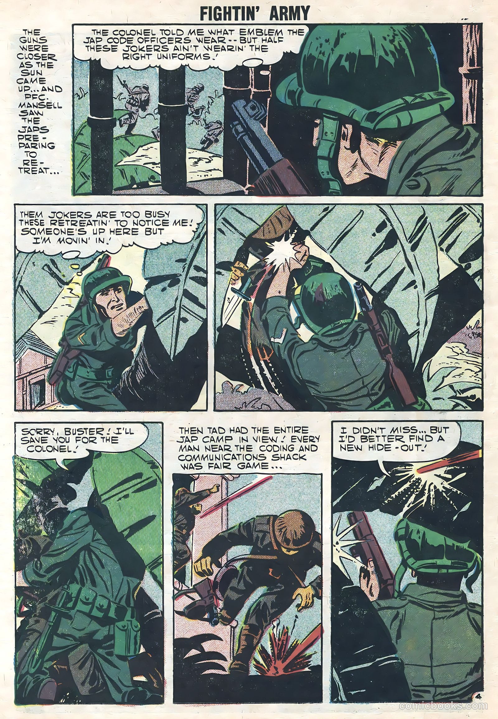 Fightin' Army #23 (1957) — page 14 of 36