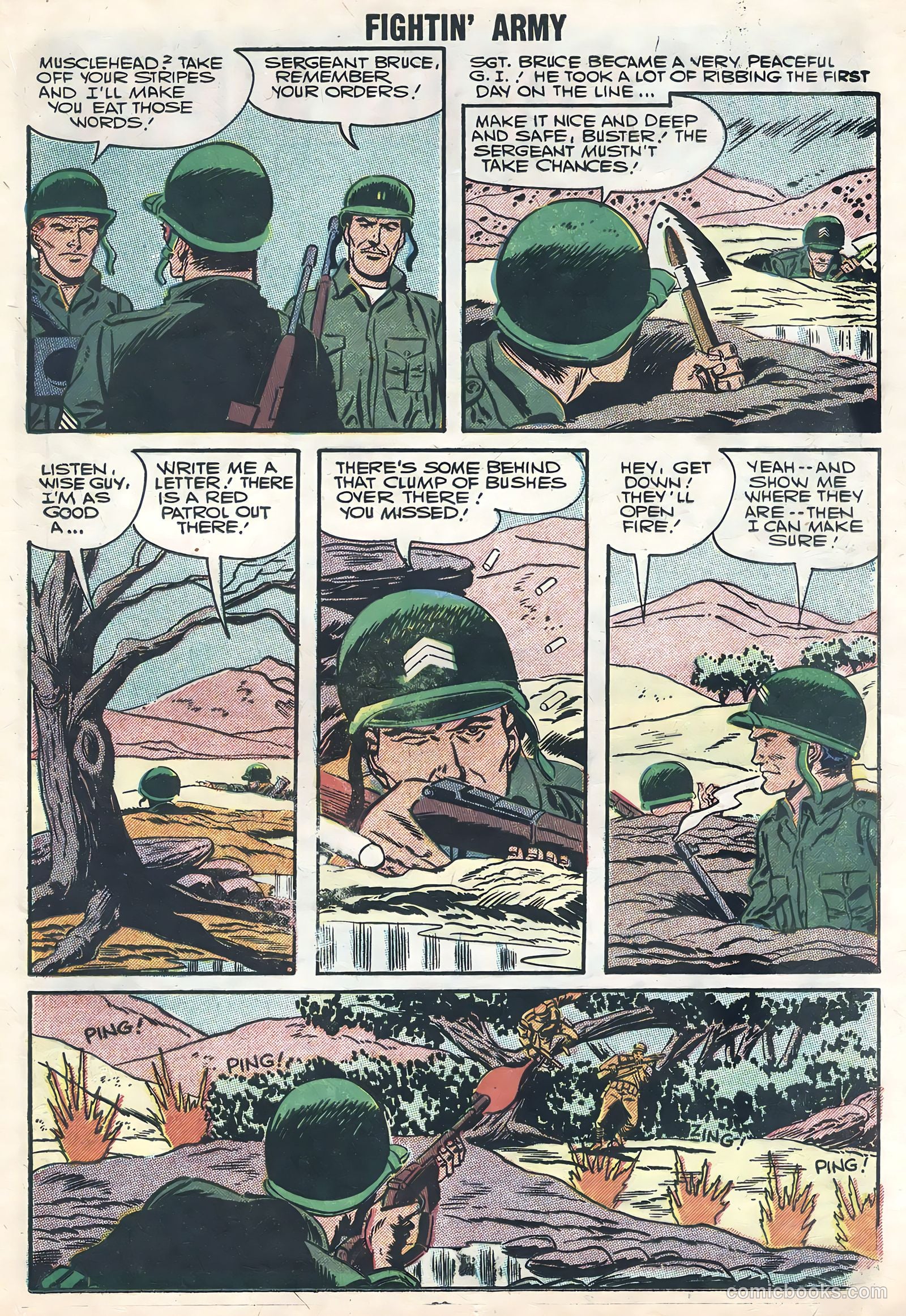 Fightin' Army #23 (1957) — page 21 of 36