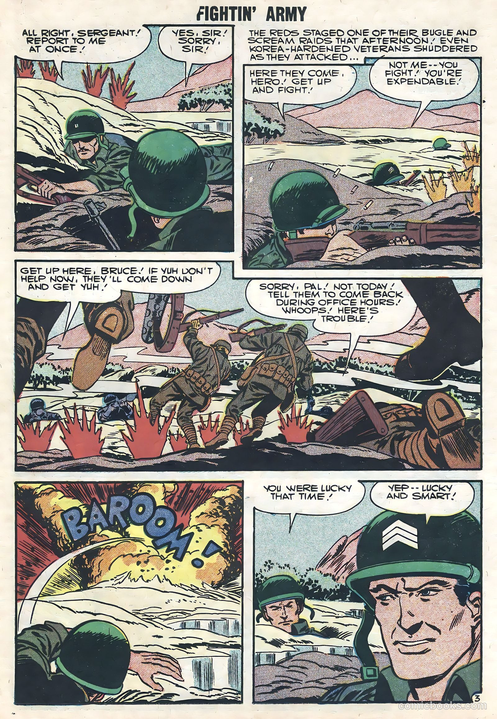 Fightin' Army #23 (1957) — page 23 of 36