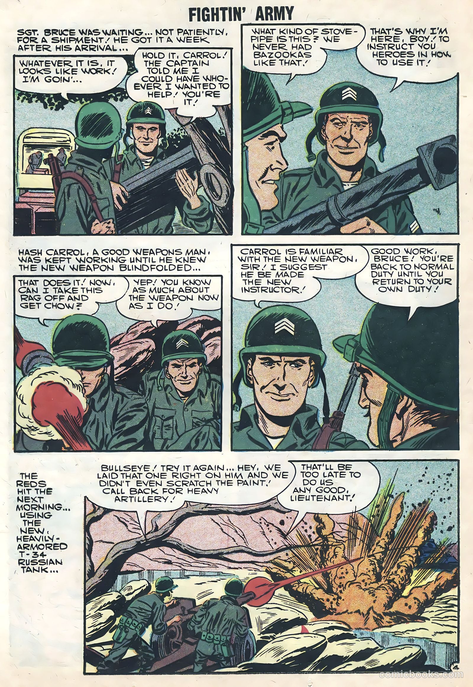 Fightin' Army #23 (1957) — page 24 of 36