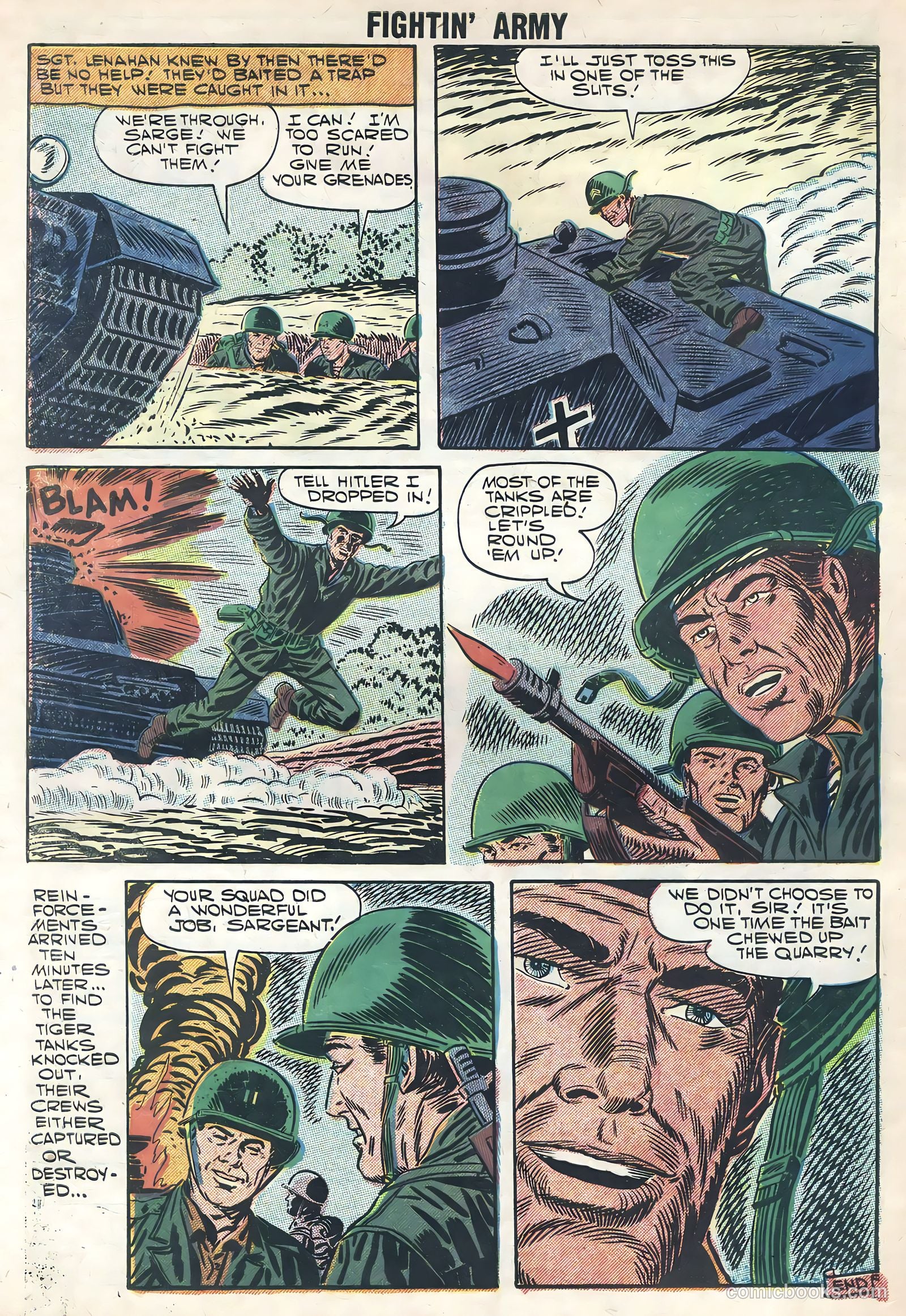Fightin' Army #23 (1957) — page 32 of 36