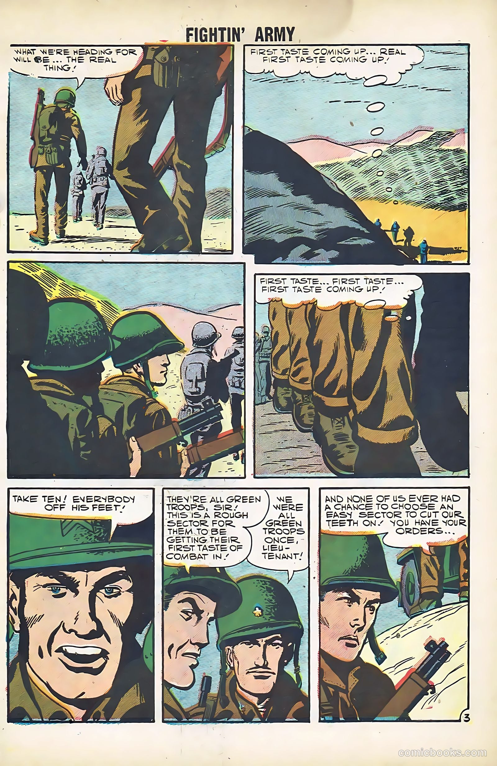 Fightin' Army #24 (1958) — page 5 of 68