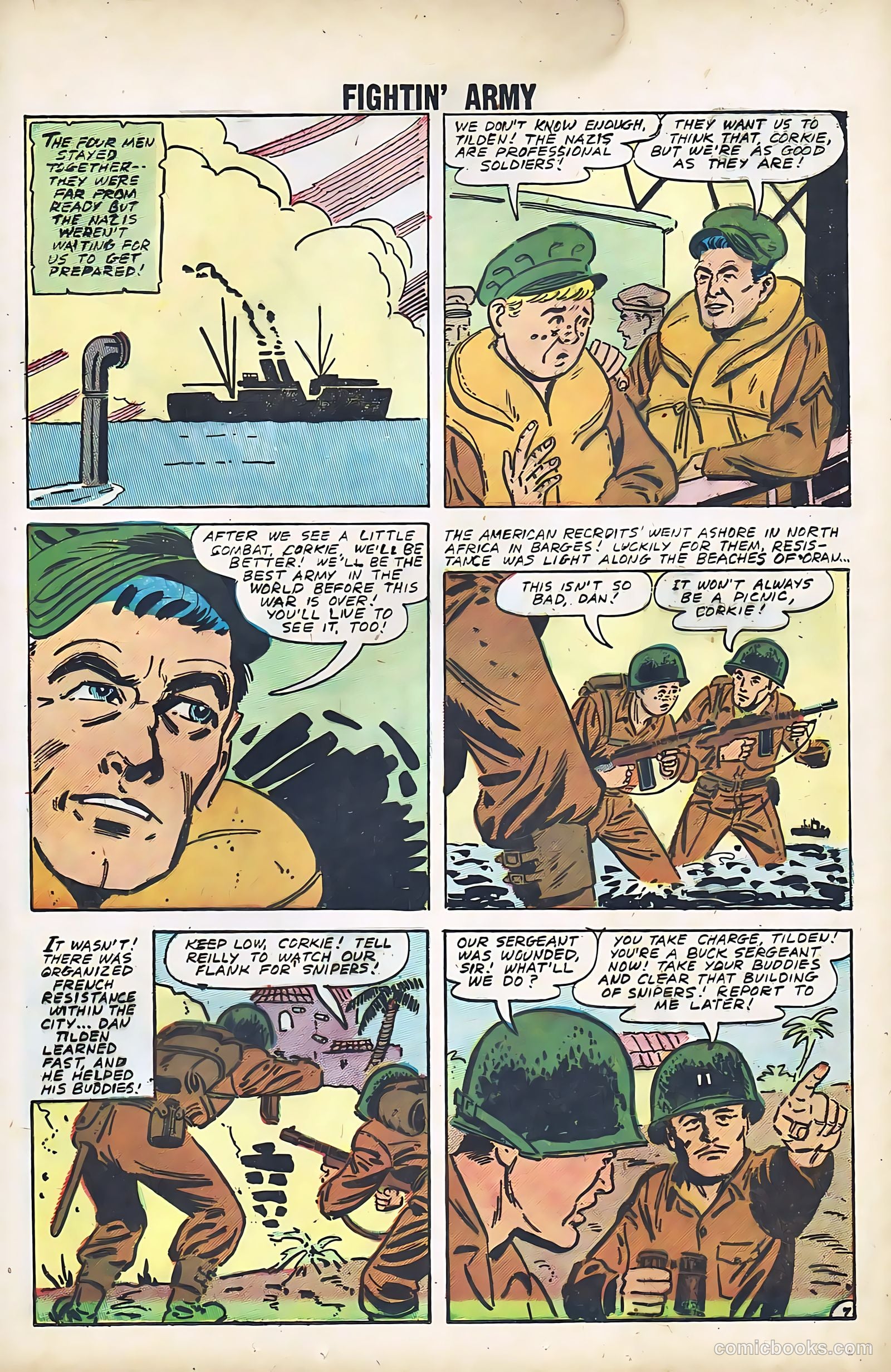 Fightin' Army #24 (1958) — page 23 of 68