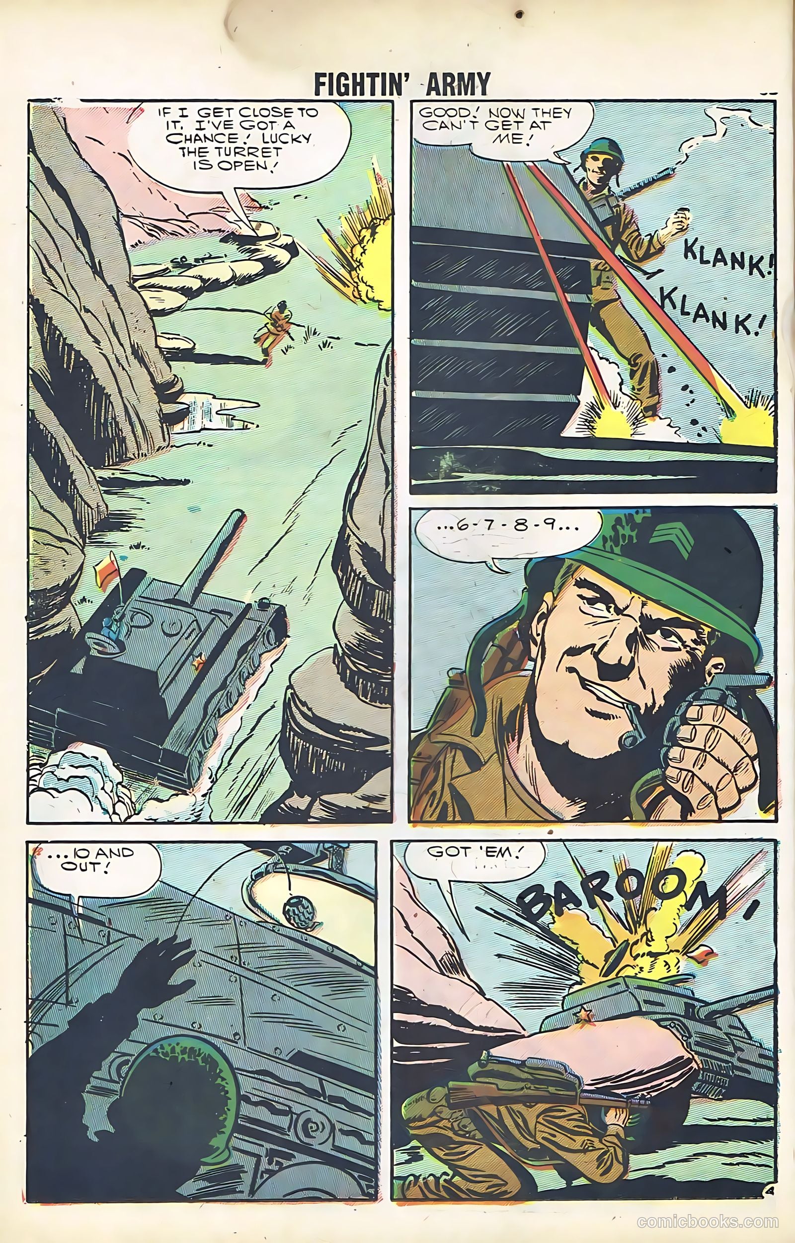 Fightin' Army #24 (1958) — page 32 of 68