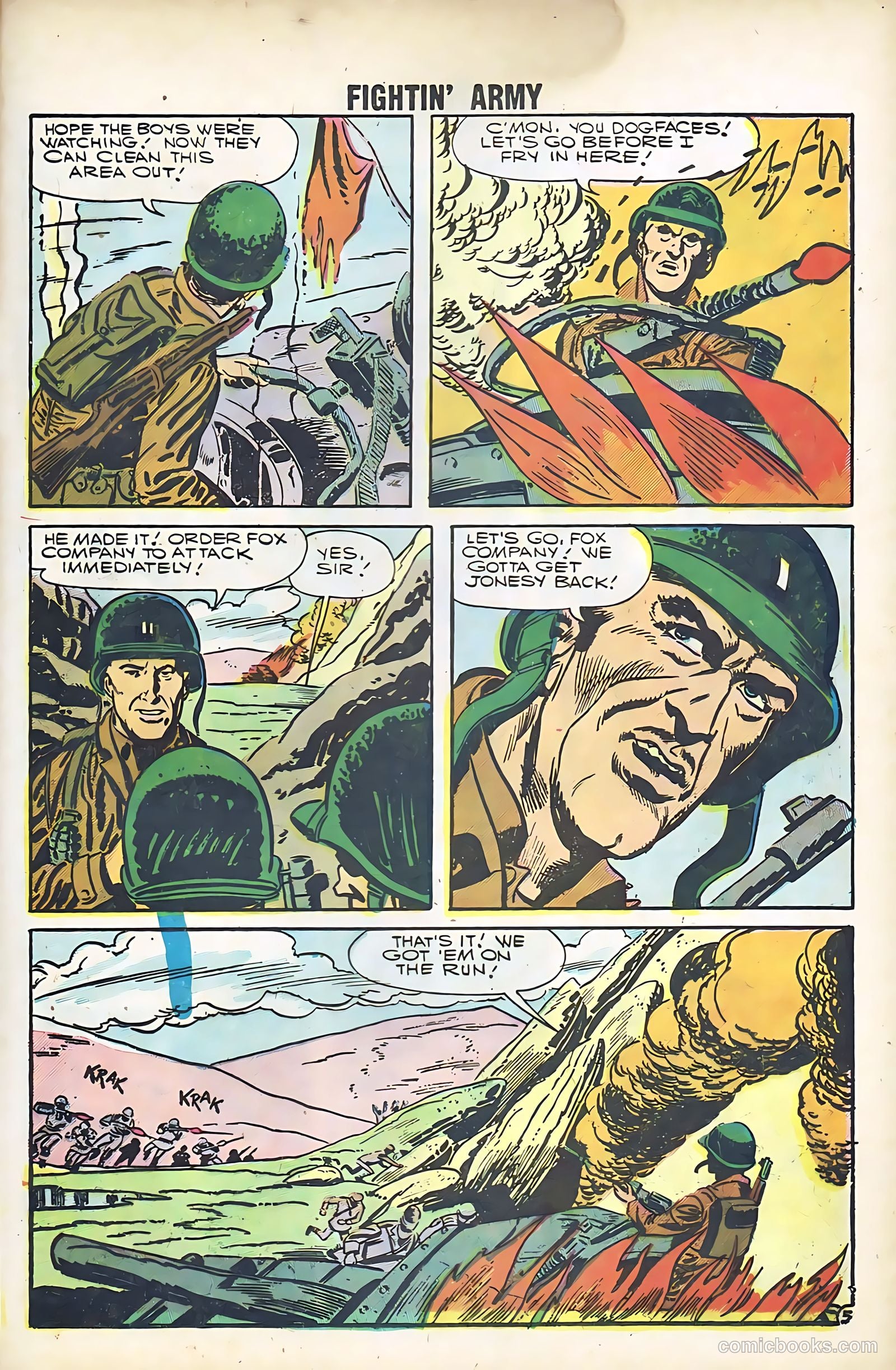 Fightin' Army #24 (1958) — page 33 of 68