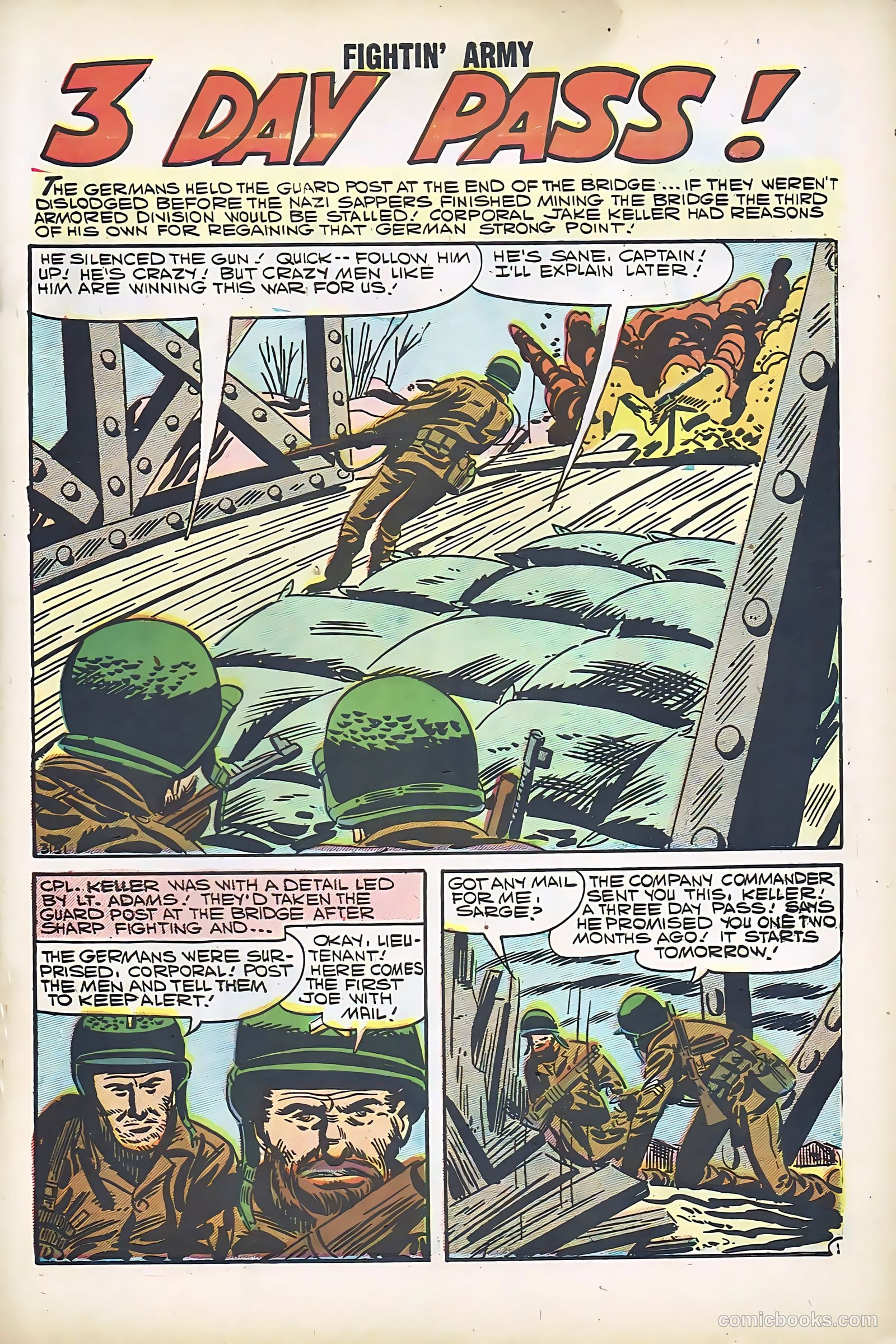 Fightin' Army #24 (1958) — page 59 of 68