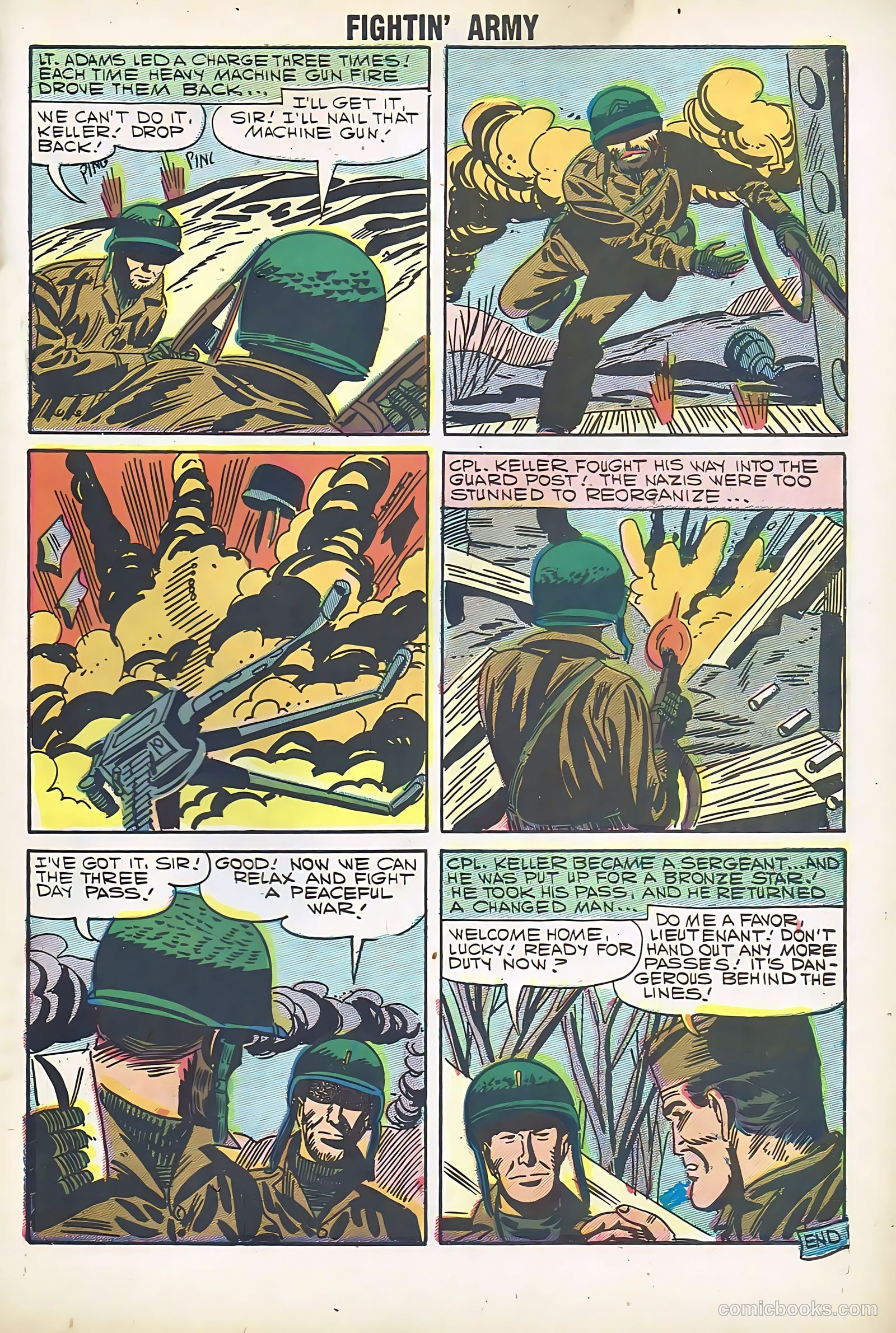 Fightin' Army #24 (1958) — page 61 of 68