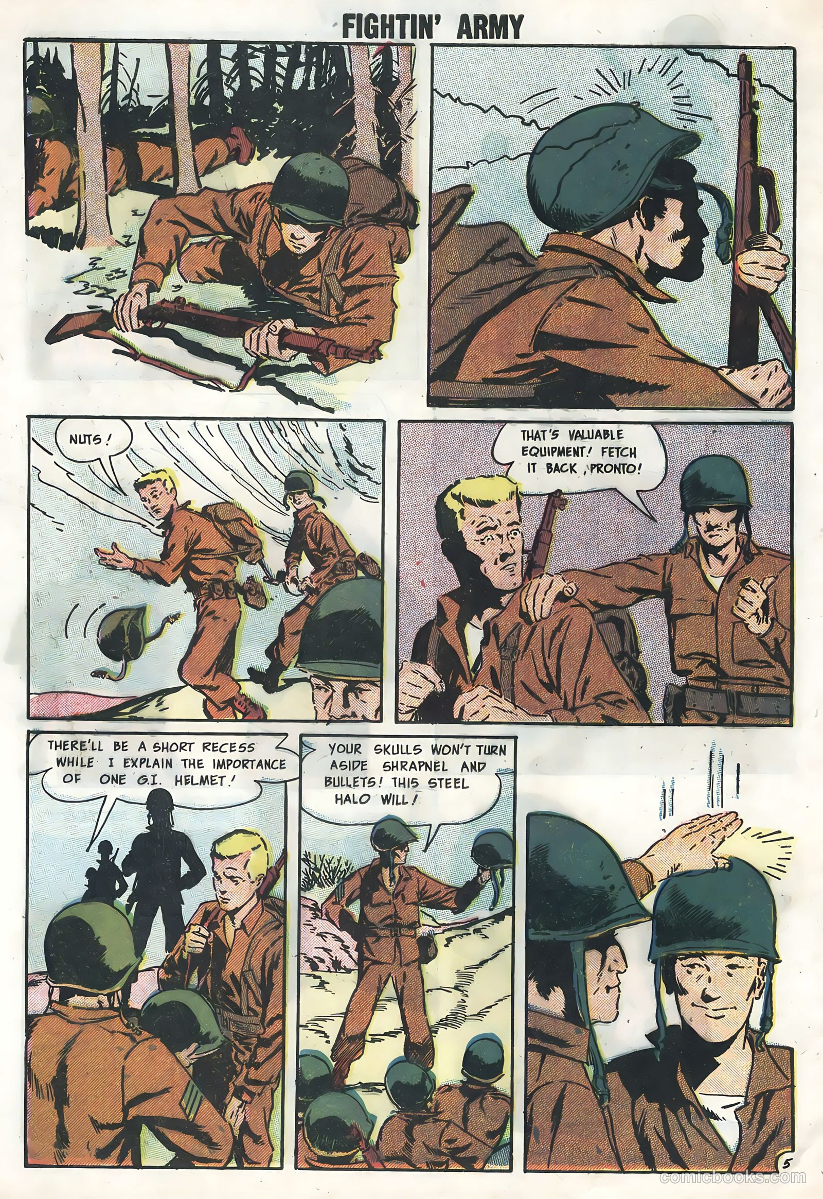 Fightin' Army #25 (1958) — page 8 of 36