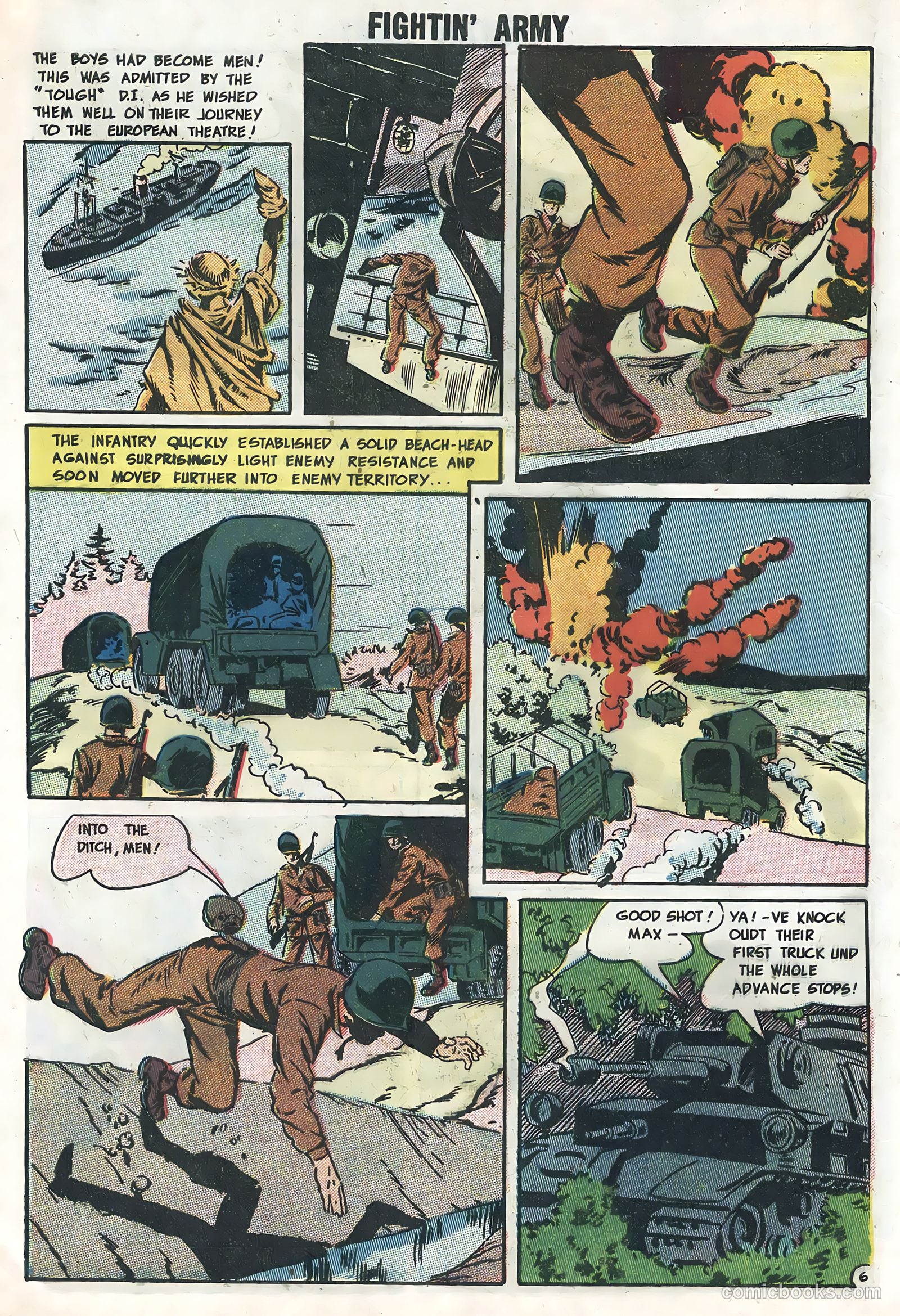 Fightin' Army #25 (1958) — page 9 of 36