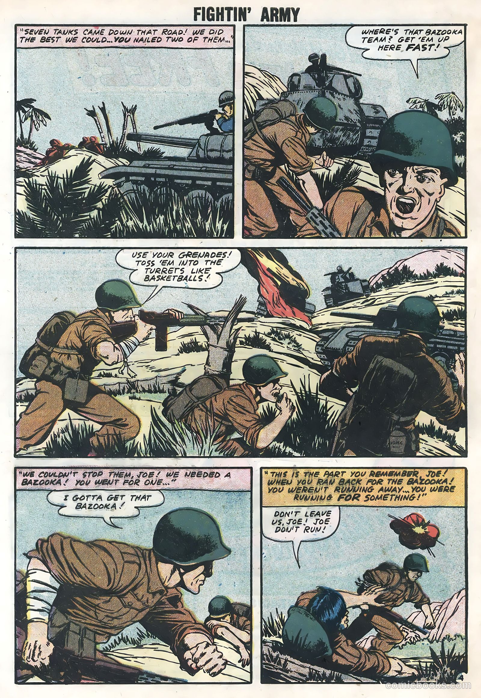 Fightin' Army #25 (1958) — page 32 of 36