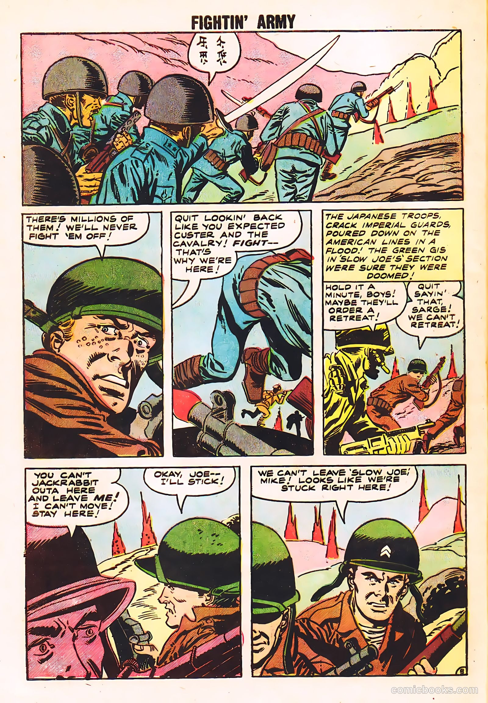 Fightin' Army #26 (1958) — page 33 of 37