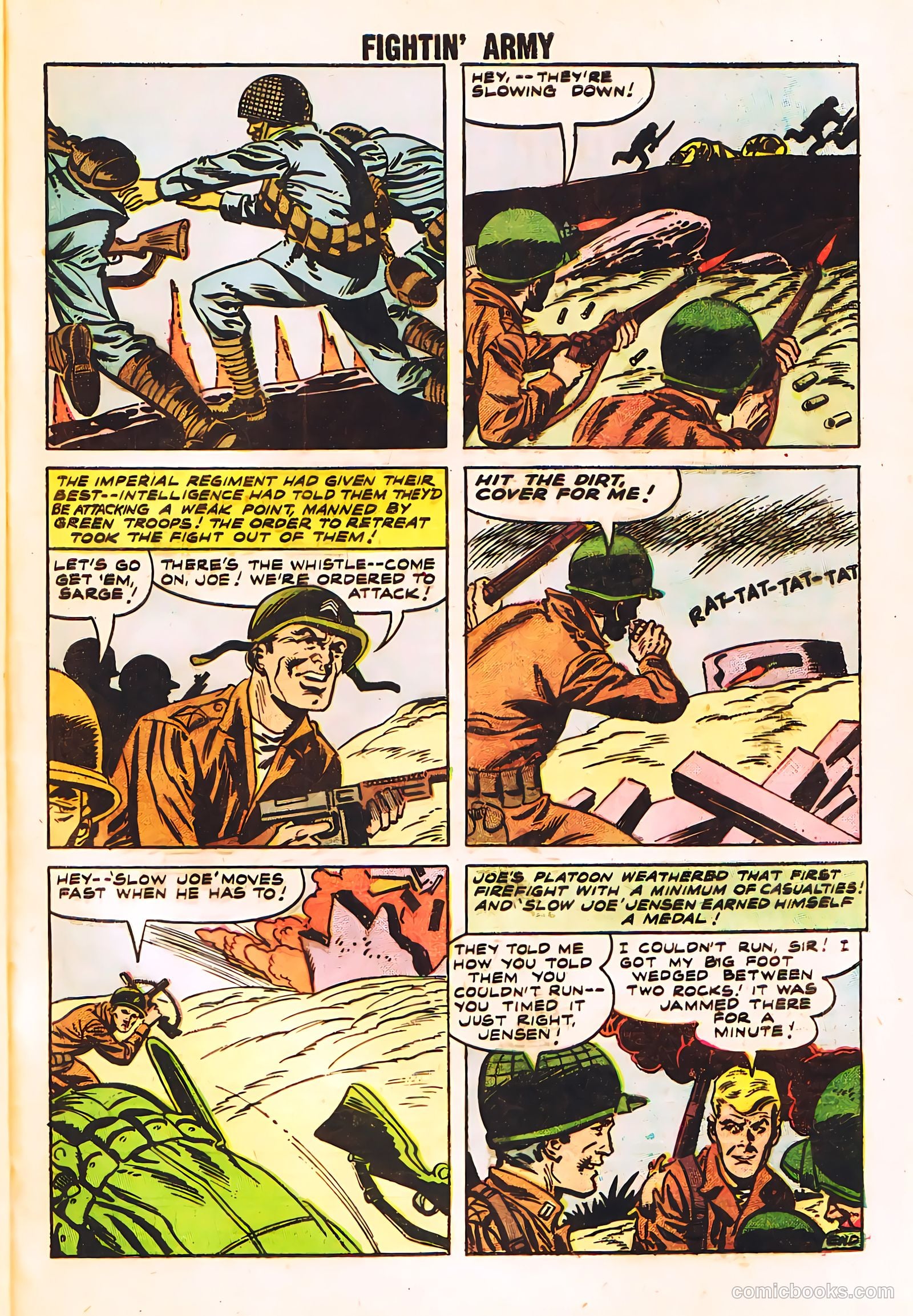 Fightin' Army #26 (1958) — page 34 of 37