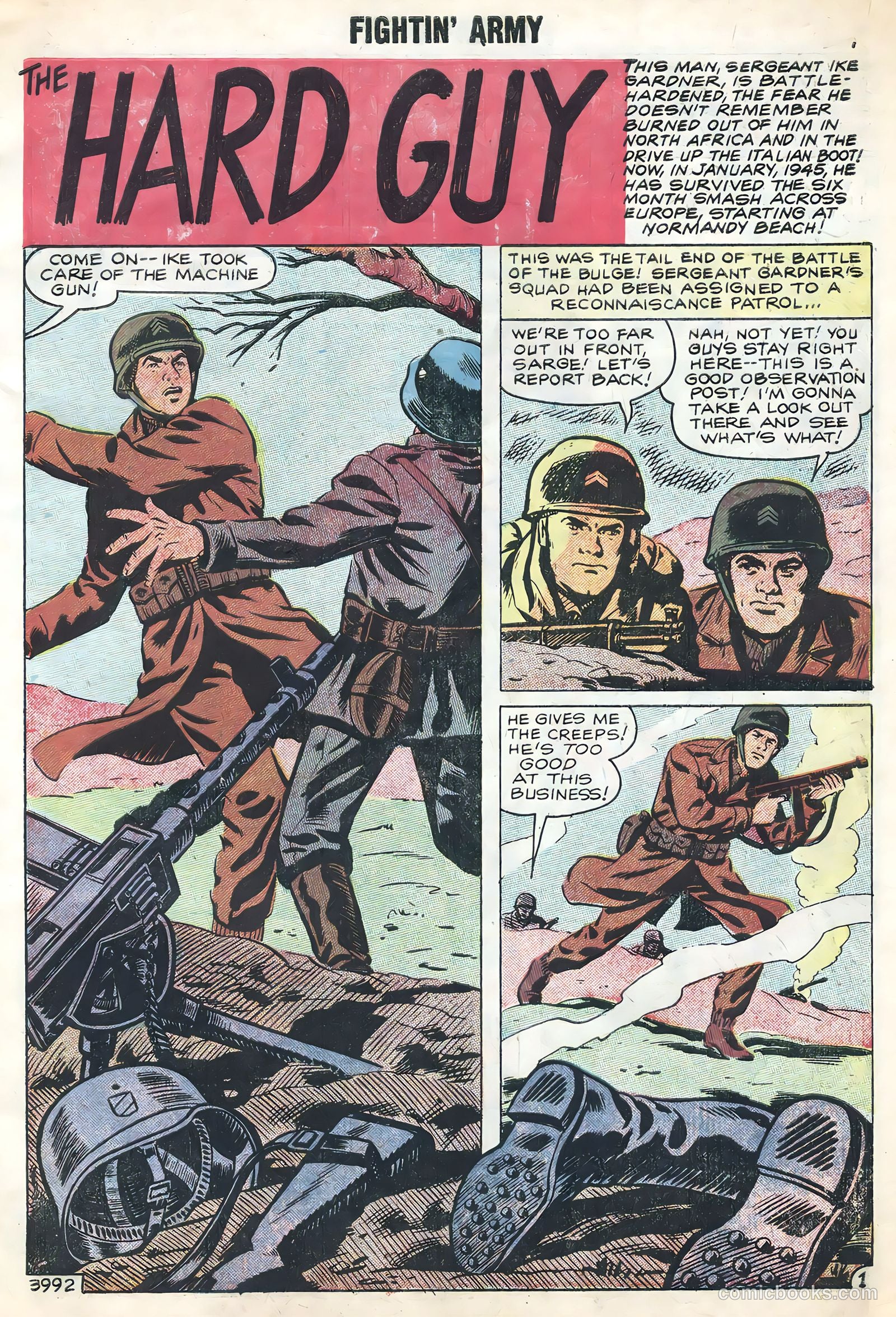 Fightin' Army #27 (1958) — page 3 of 36