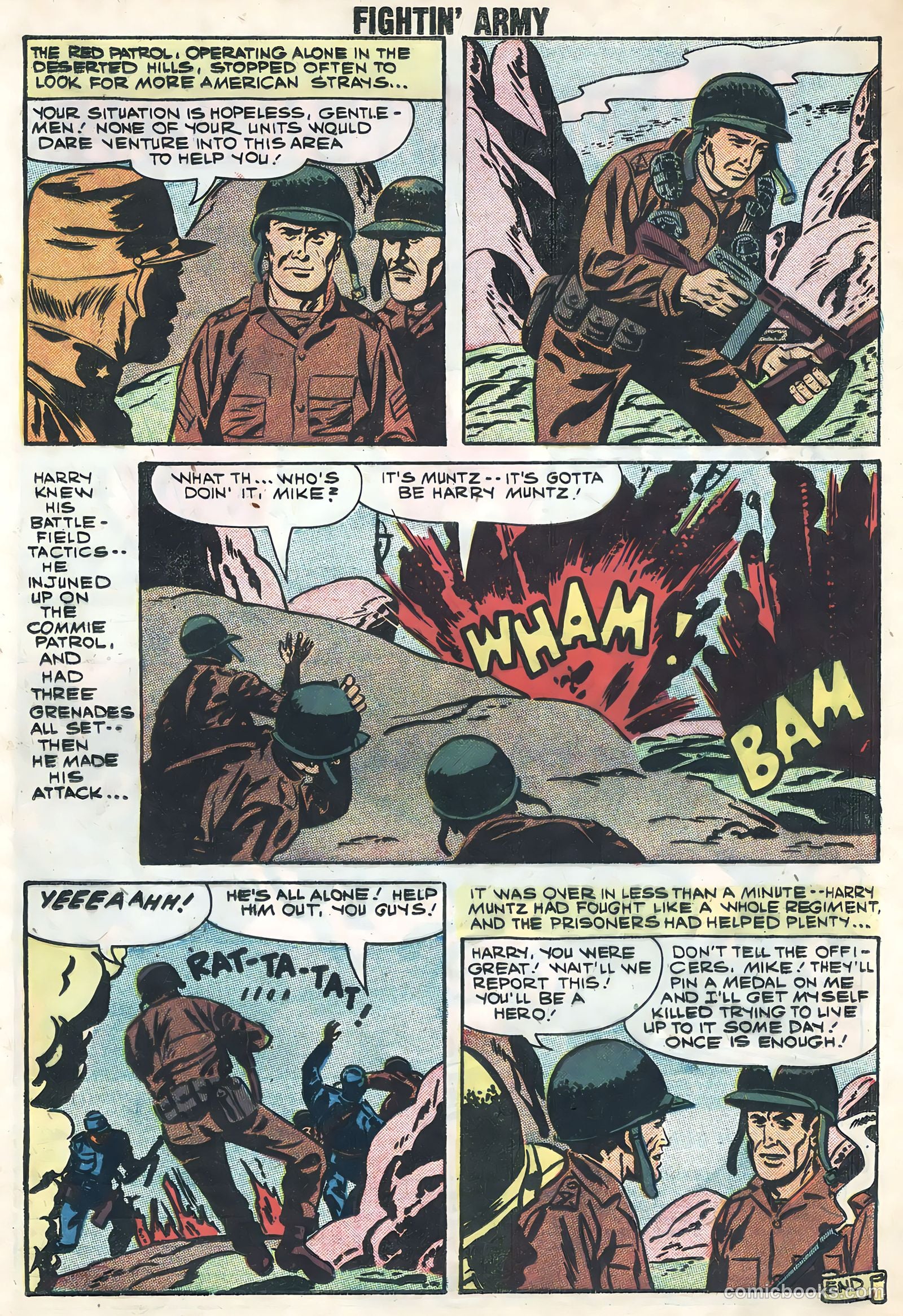 Fightin' Army #28 (1959) — page 21 of 36