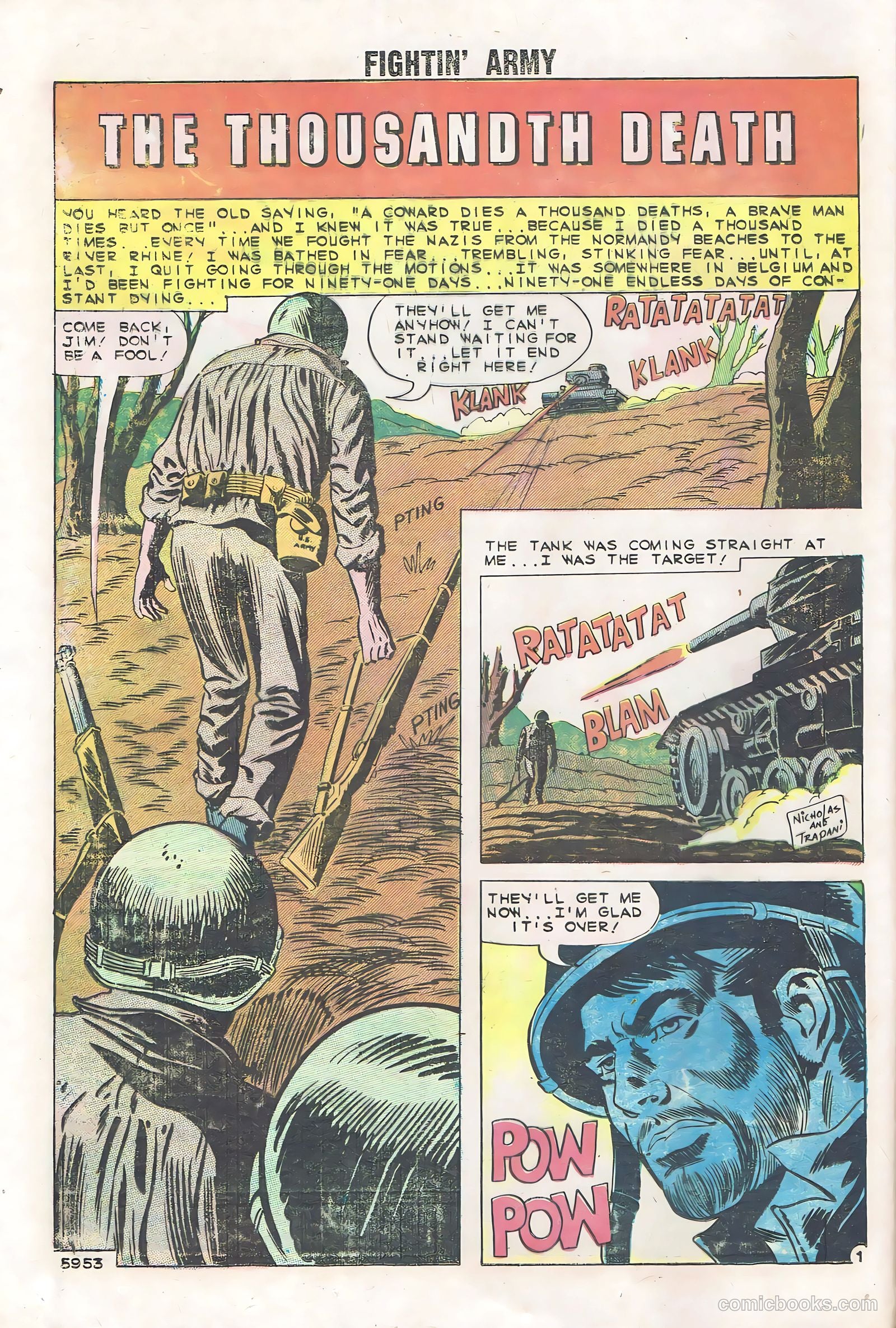 Fightin' Army #33 (1960) — page 12 of 36