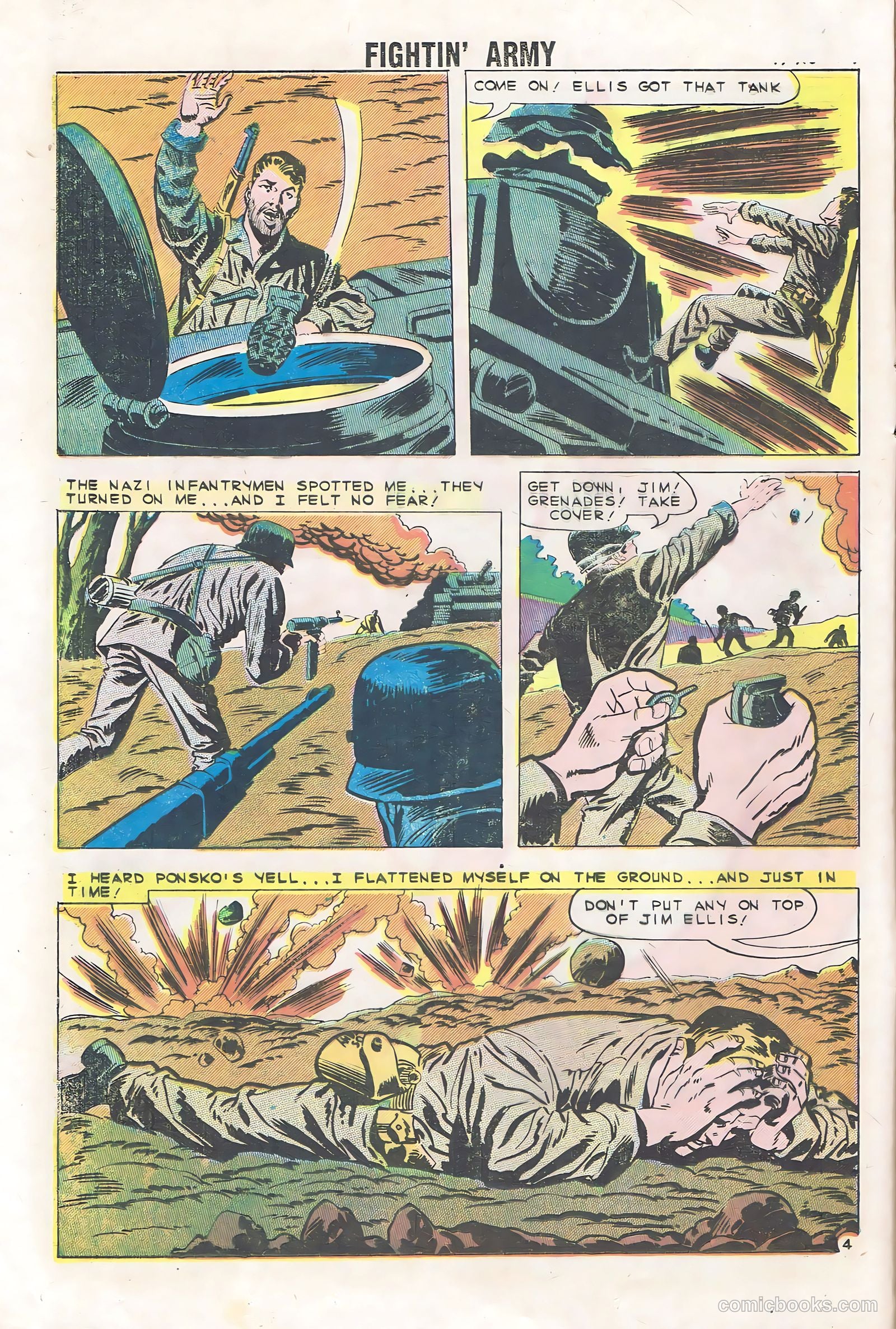 Fightin' Army #33 (1960) — page 16 of 36