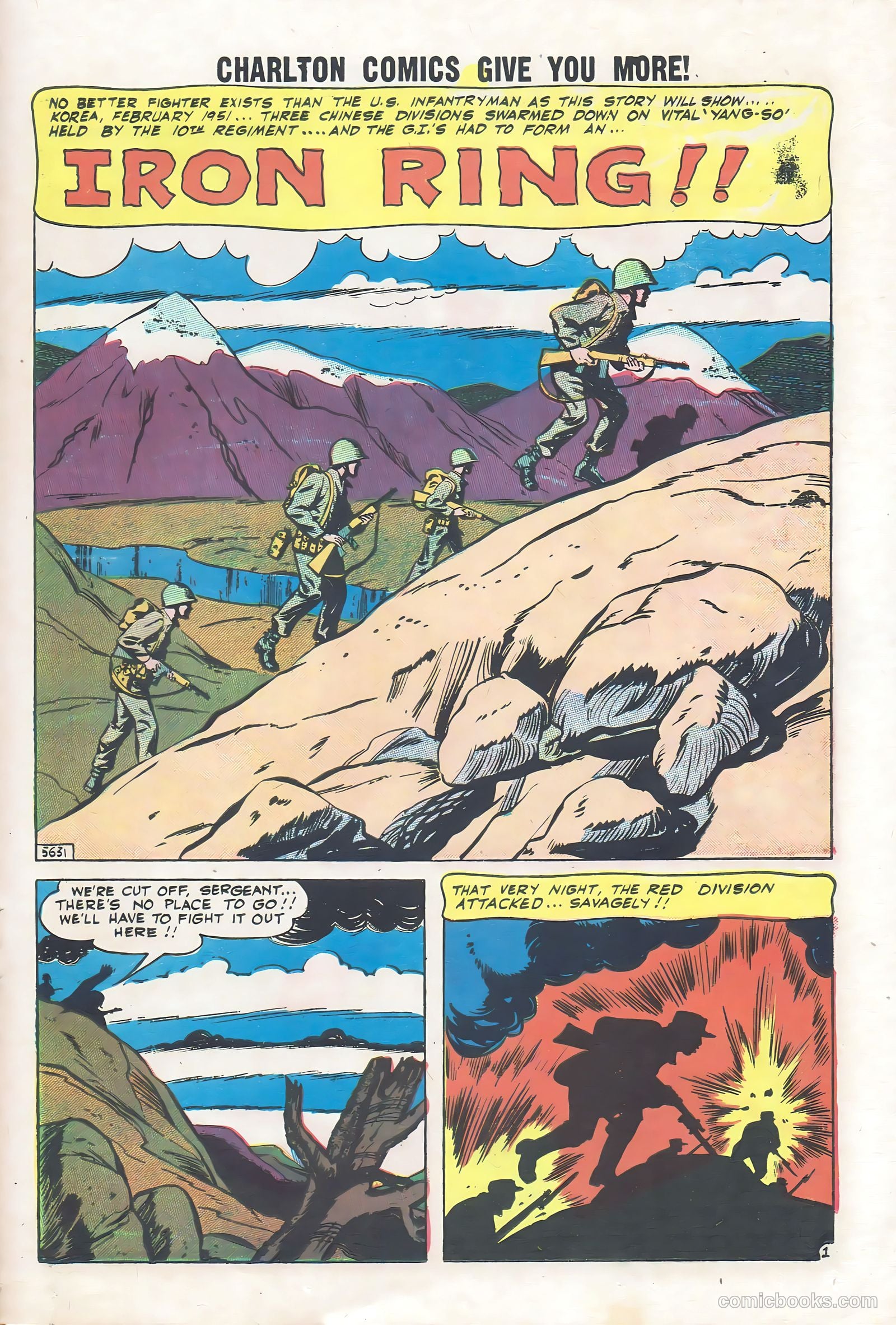 Fightin' Army #33 (1960) — page 23 of 36