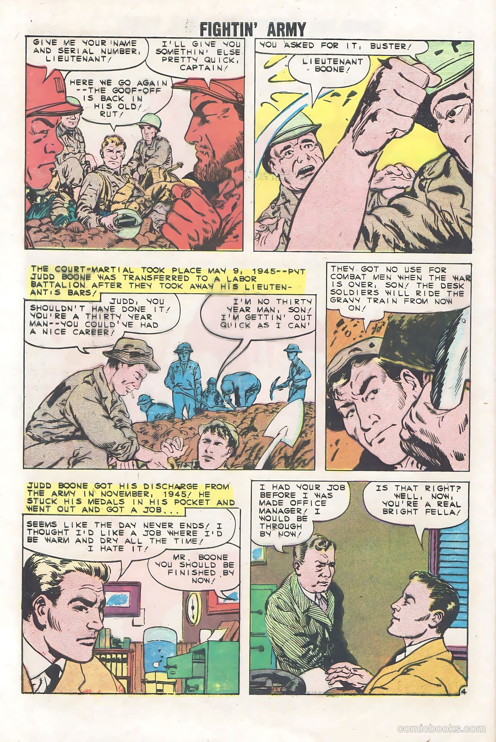 Fightin' Army #33 (1960) — page 28 of 36
