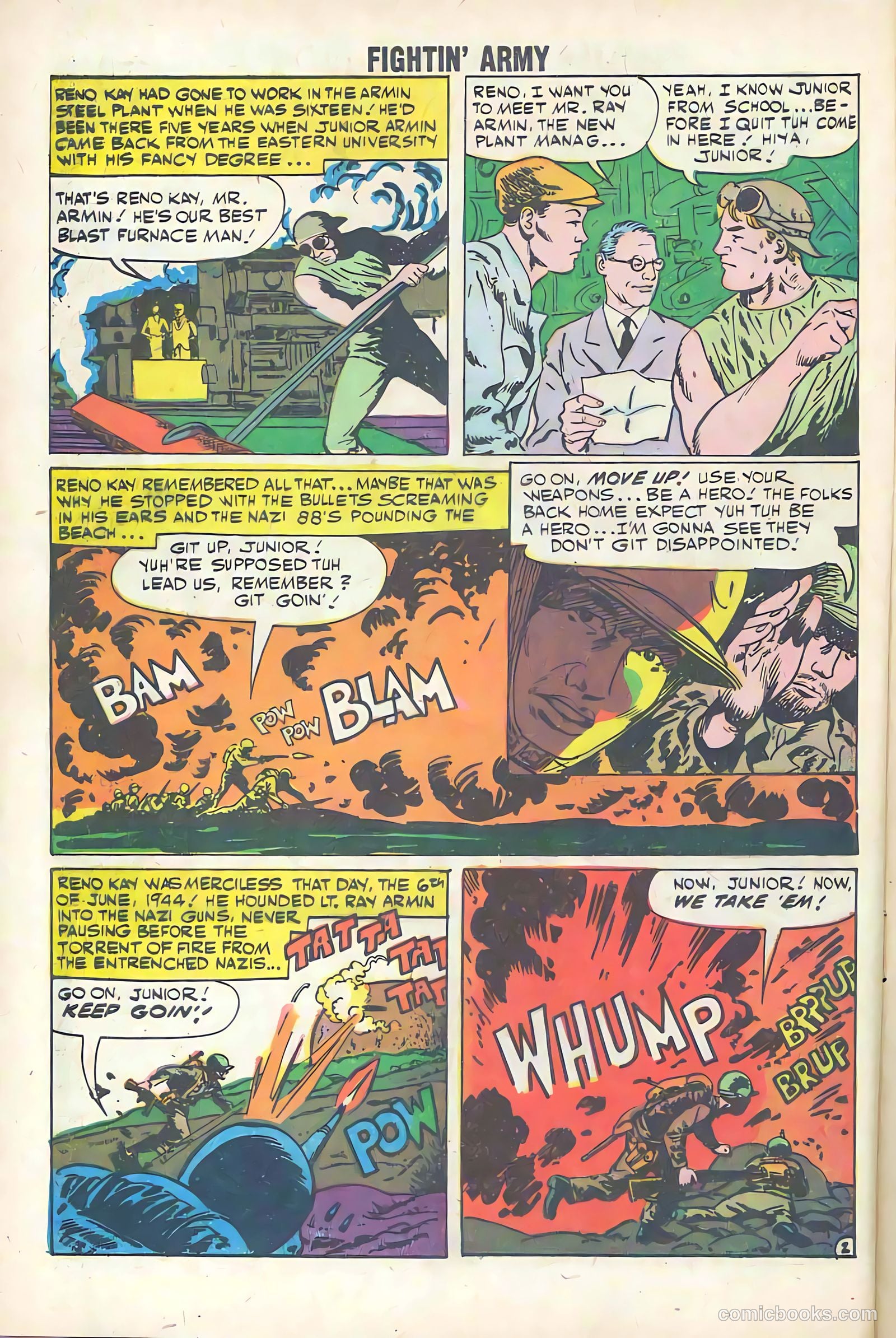 Fightin' Army #34 (1960) — page 4 of 36