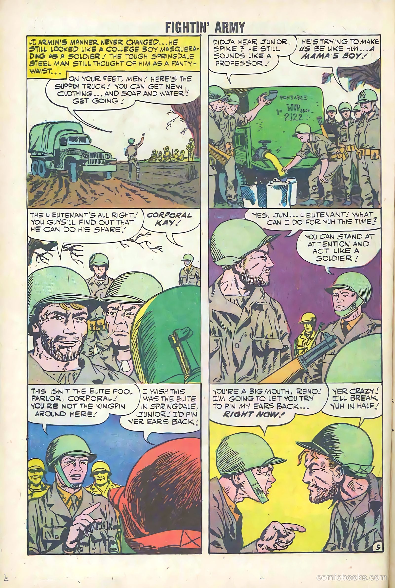 Fightin' Army #34 (1960) — page 8 of 36