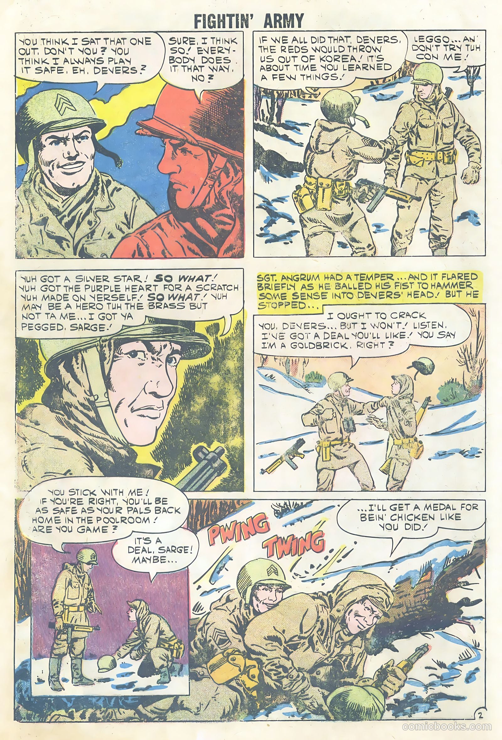 Fightin' Army #35 (1960) — page 4 of 36