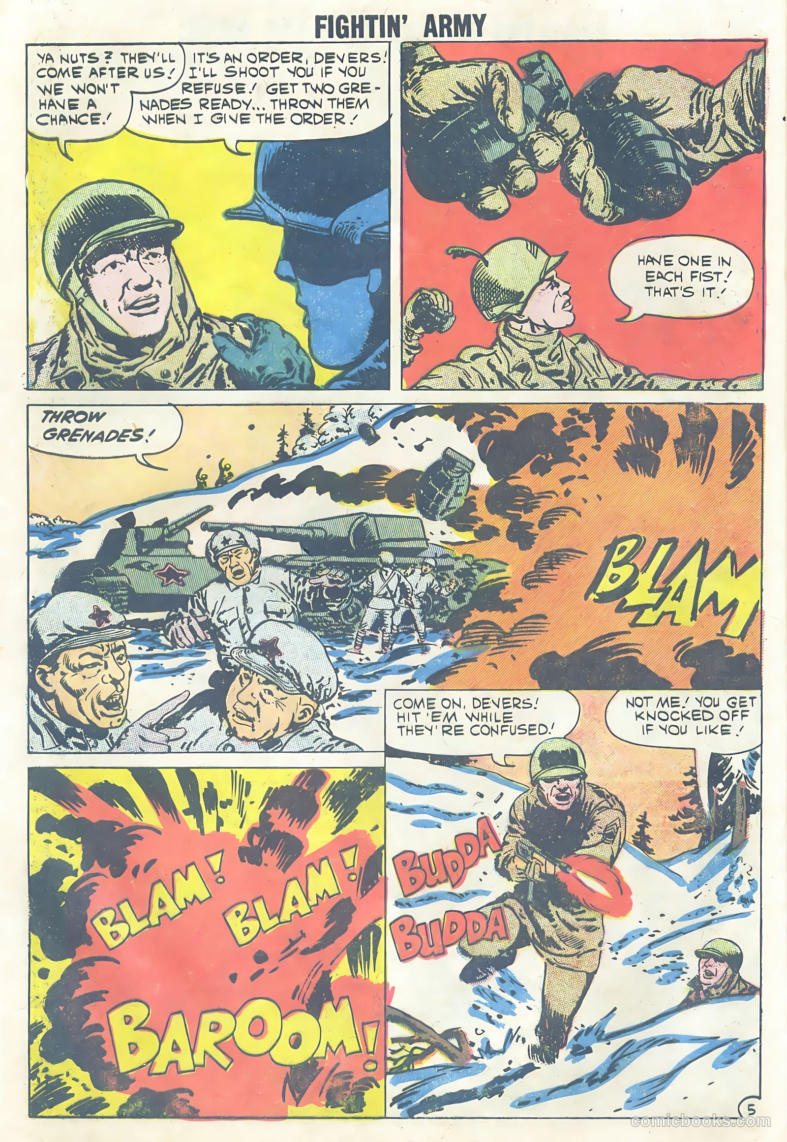 Fightin' Army #35 (1960) — page 8 of 36