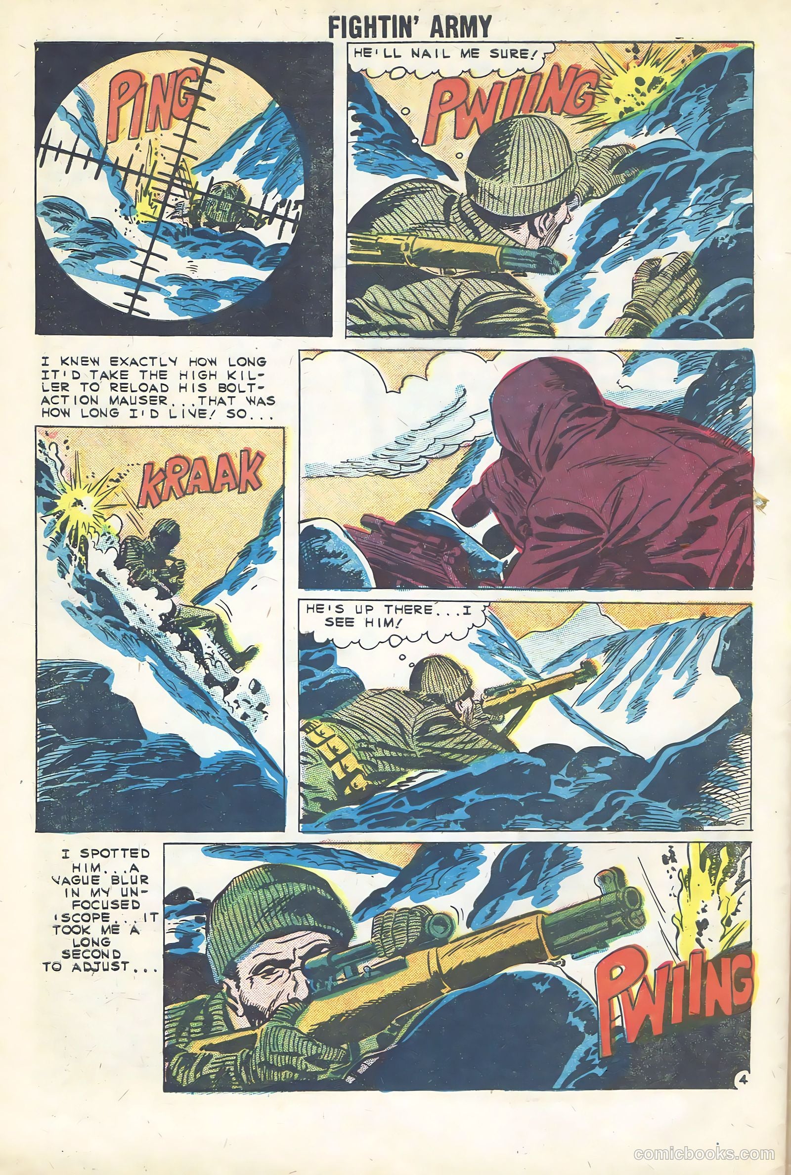 Fightin' Army #36 (1960) — page 32 of 36