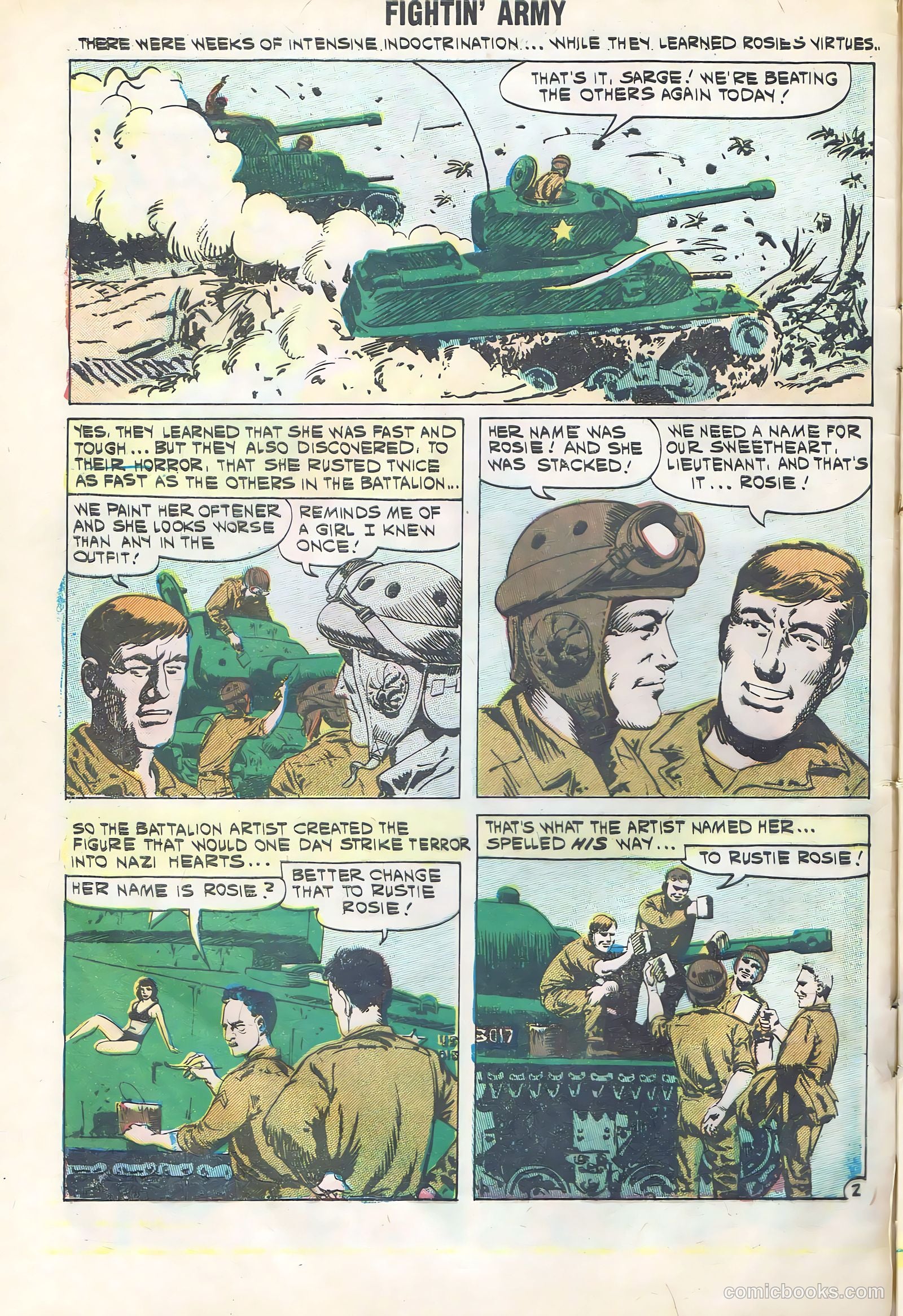 Fightin' Army #40 (1961) — page 4 of 36