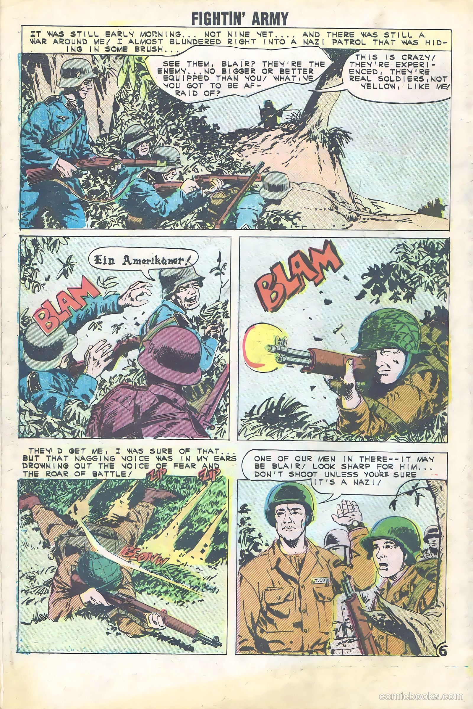 Fightin' Army #40 (1961) — page 32 of 36