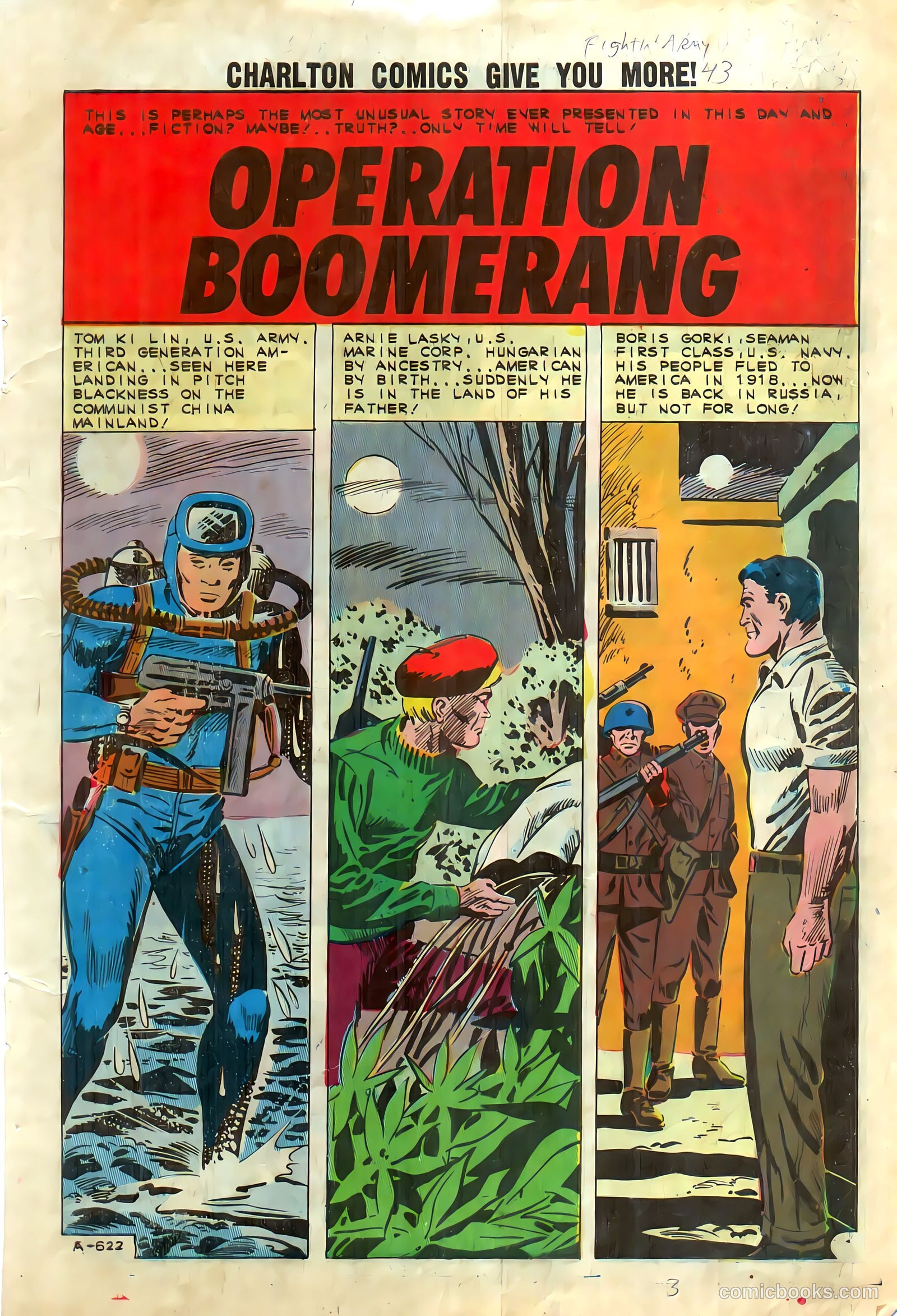 Fightin' Army #43 (1961) — page 3 of 36