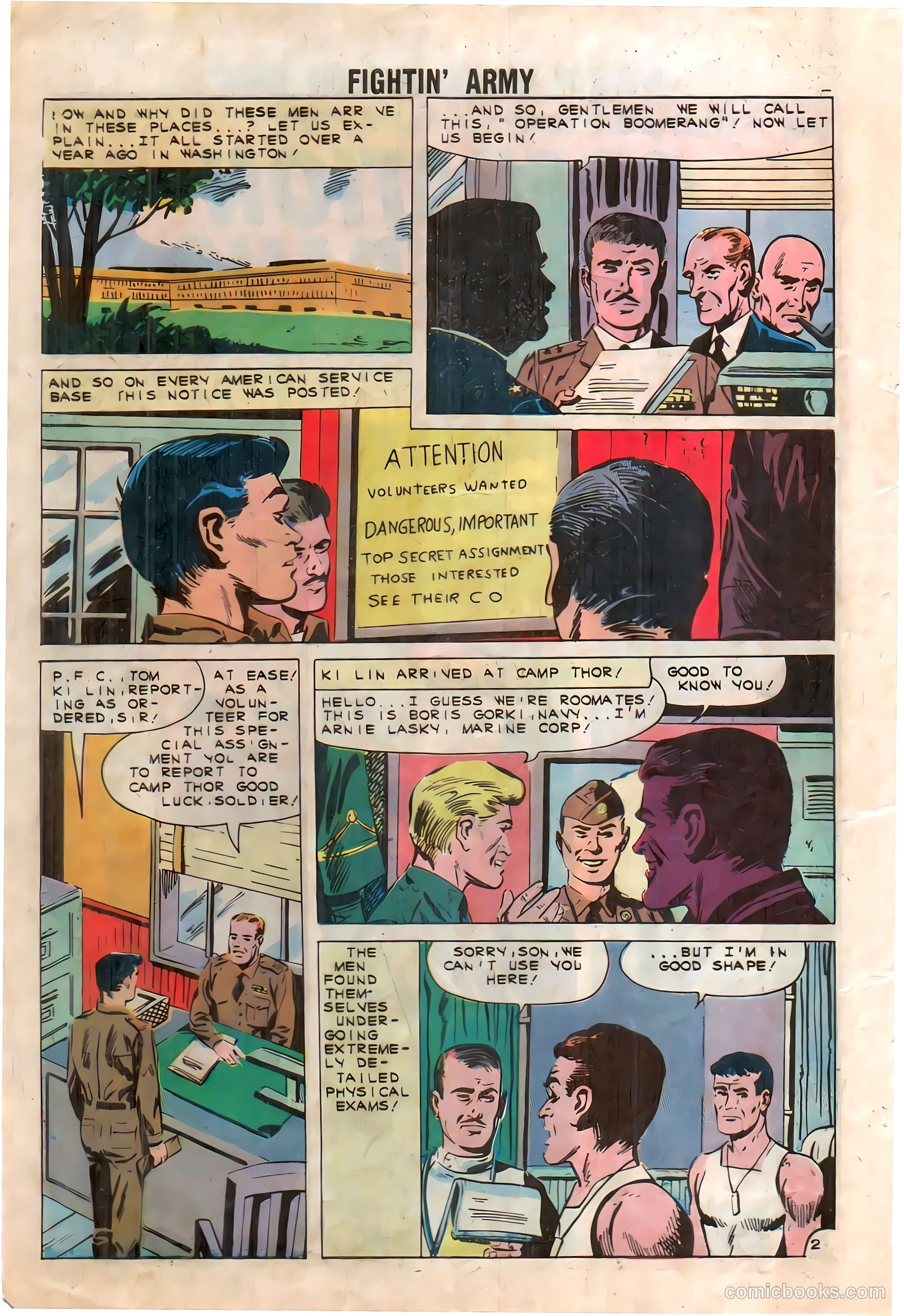 Fightin' Army #43 (1961) — page 4 of 36