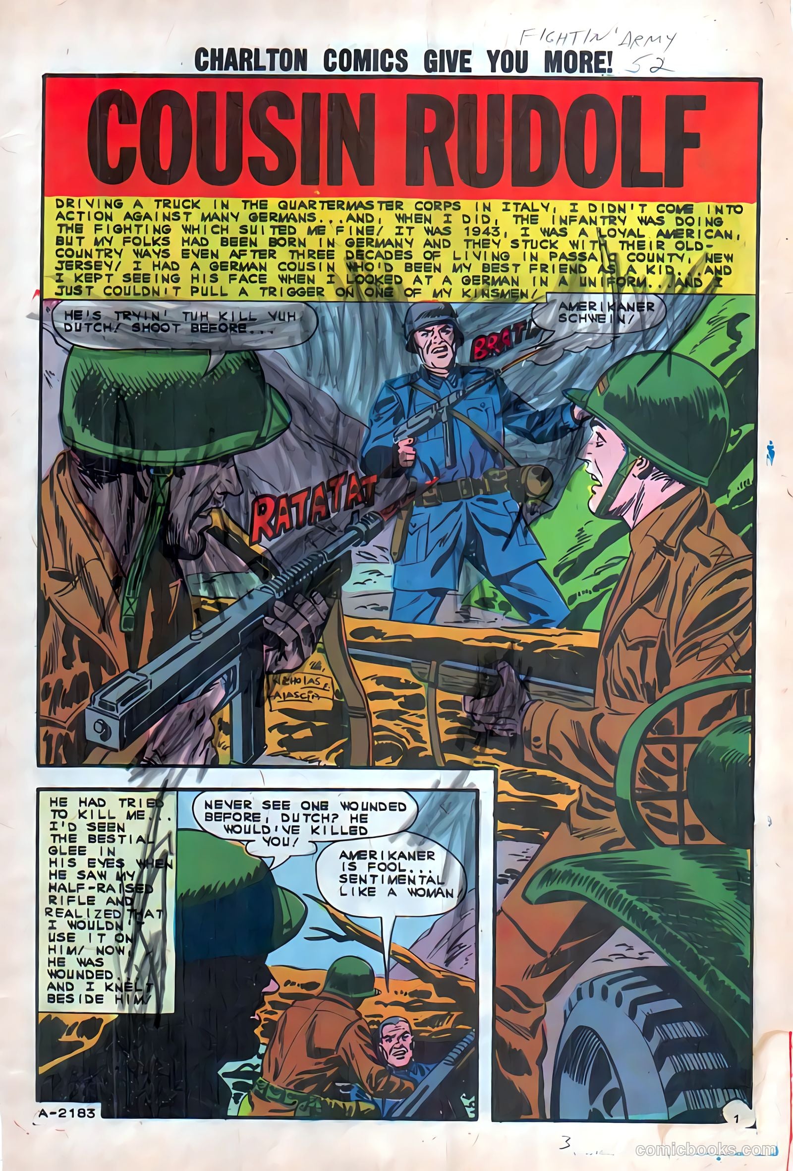 Fightin' Army #52 (1963) — page 3 of 36